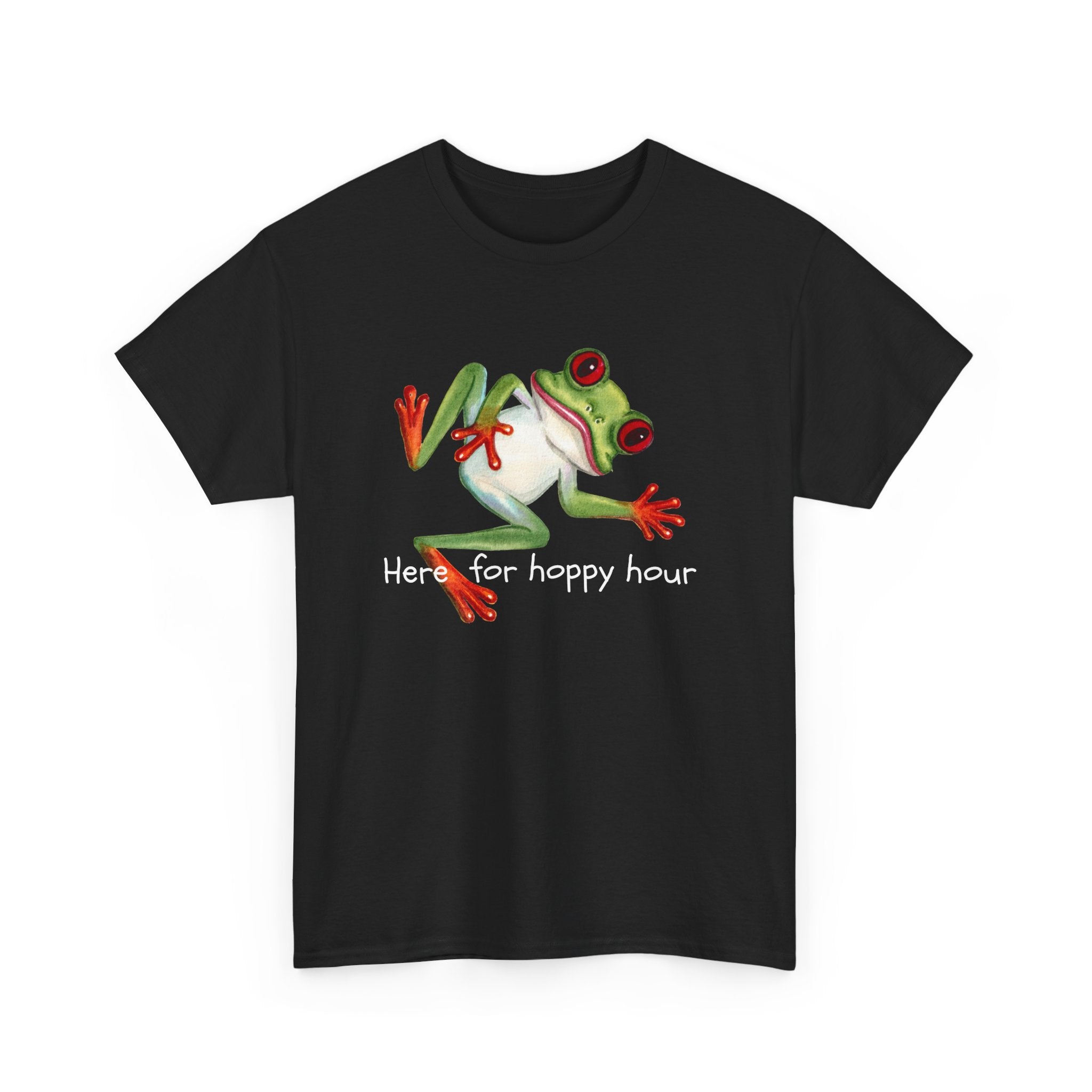 Red-Eyed Tree Frog Graphic Tee — Cute Tropical Frog Shirt for Nature Lovers