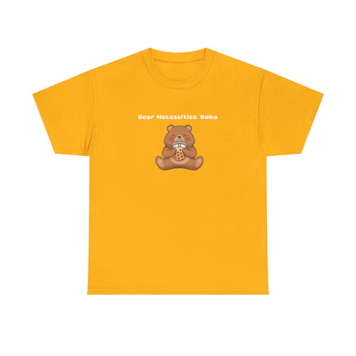 Bear Necessities: Boba Tee — Cute Bubble Tea Bear Graphic T-Shirt