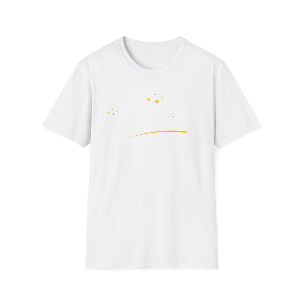 Minimal Gold Star Tee — Subtle Sparkle Graphic T-Shirt