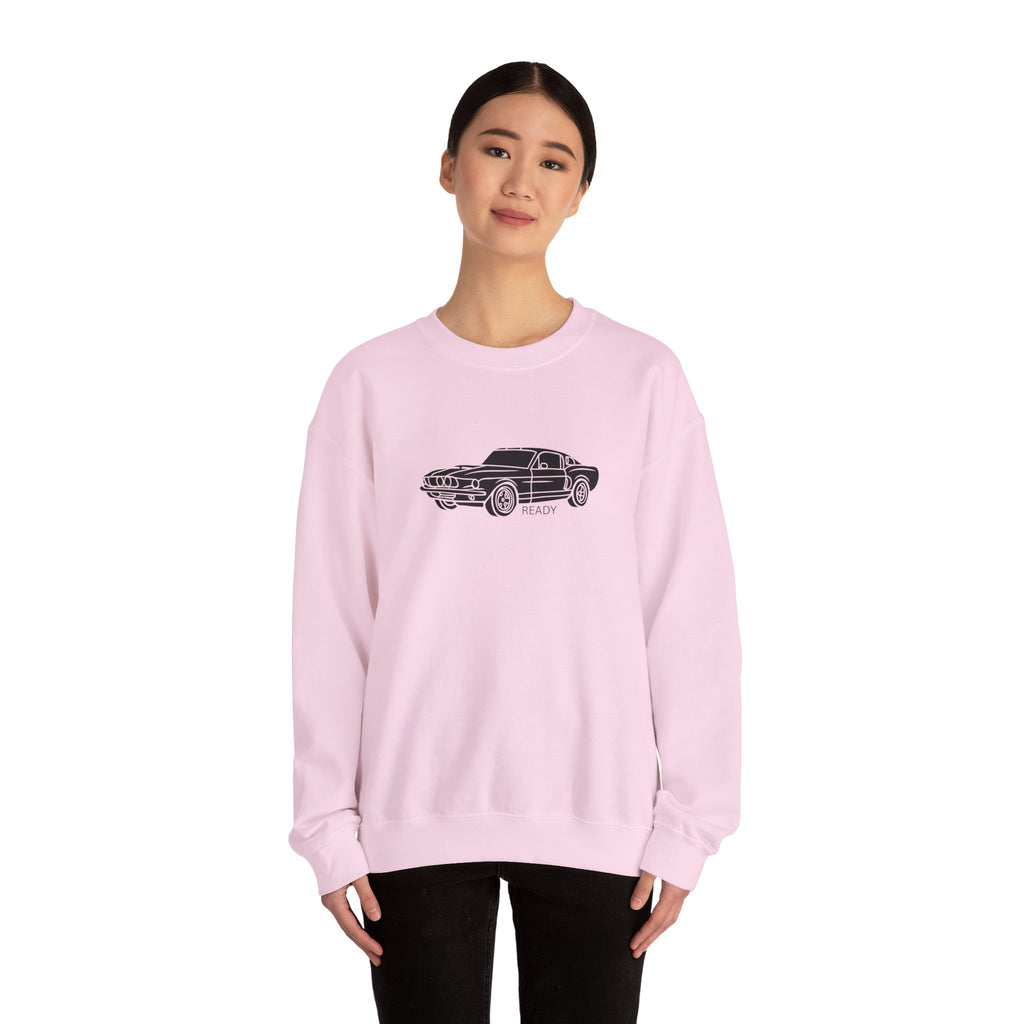 Classic Mustang Outline Crewneck Sweatshirt