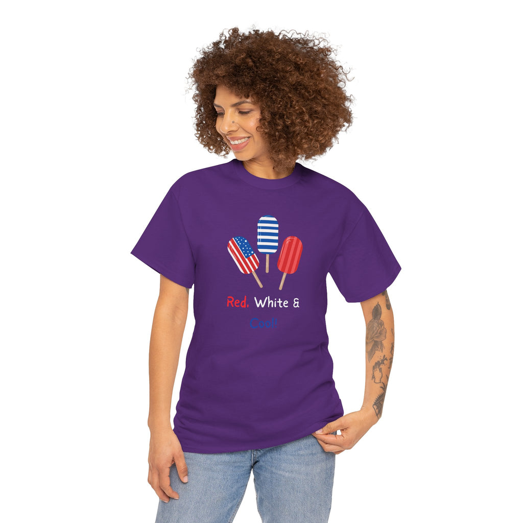 Patriotic Popsicle Tee – "Red, White & Cool" 4th of July T-Shirt
