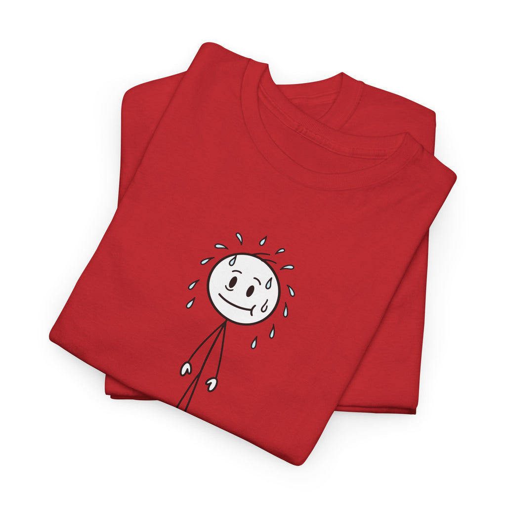 Me Socializing T-Shirt — Funny Introvert Stick Figure Tee