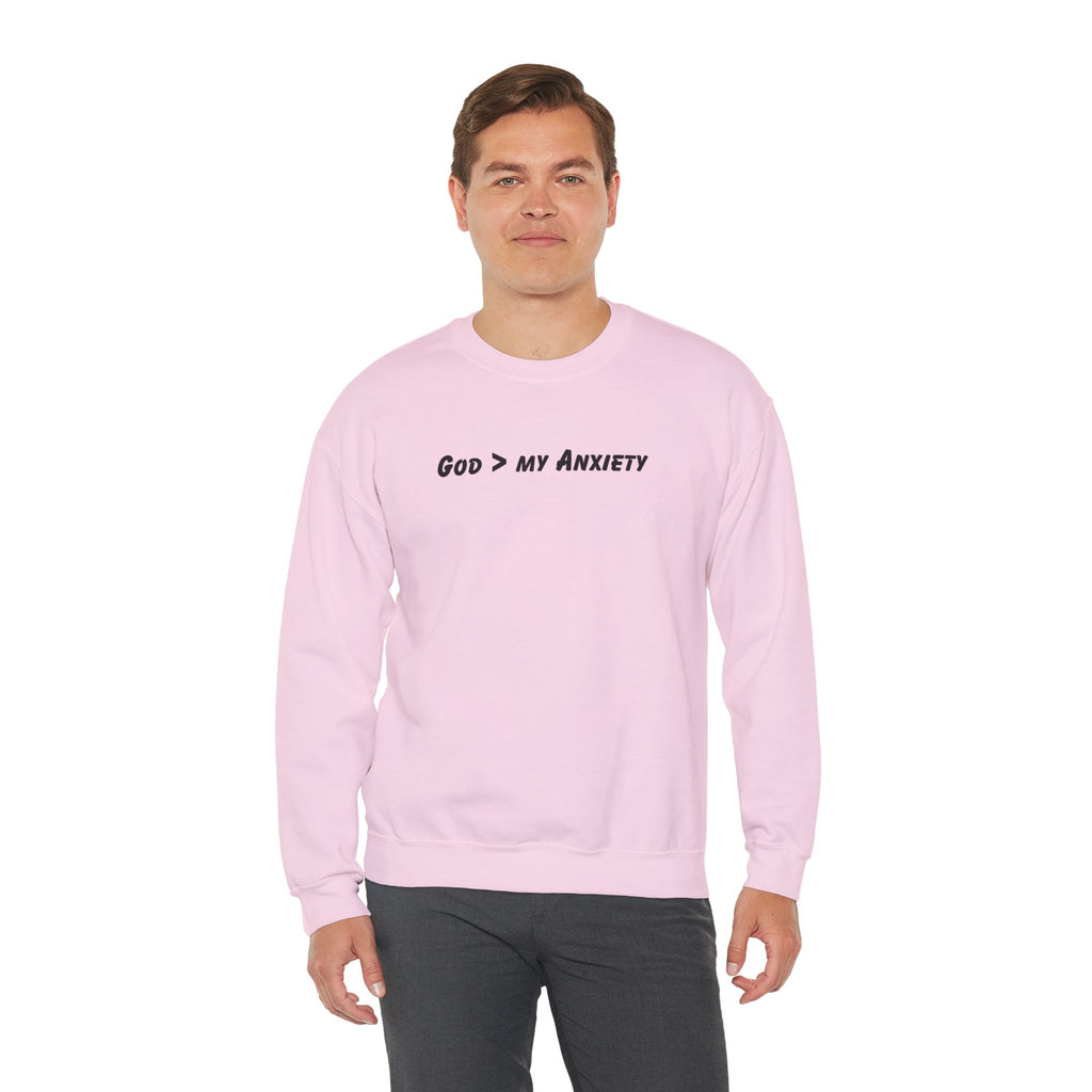 God > My Anxiety Crewneck Sweatshirt