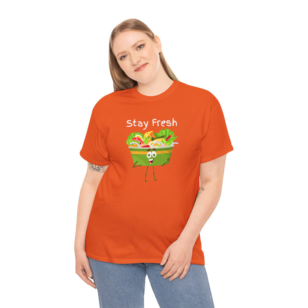 Stay Fresh Salad Tee – Cute Veggie Graphic T-Shirt