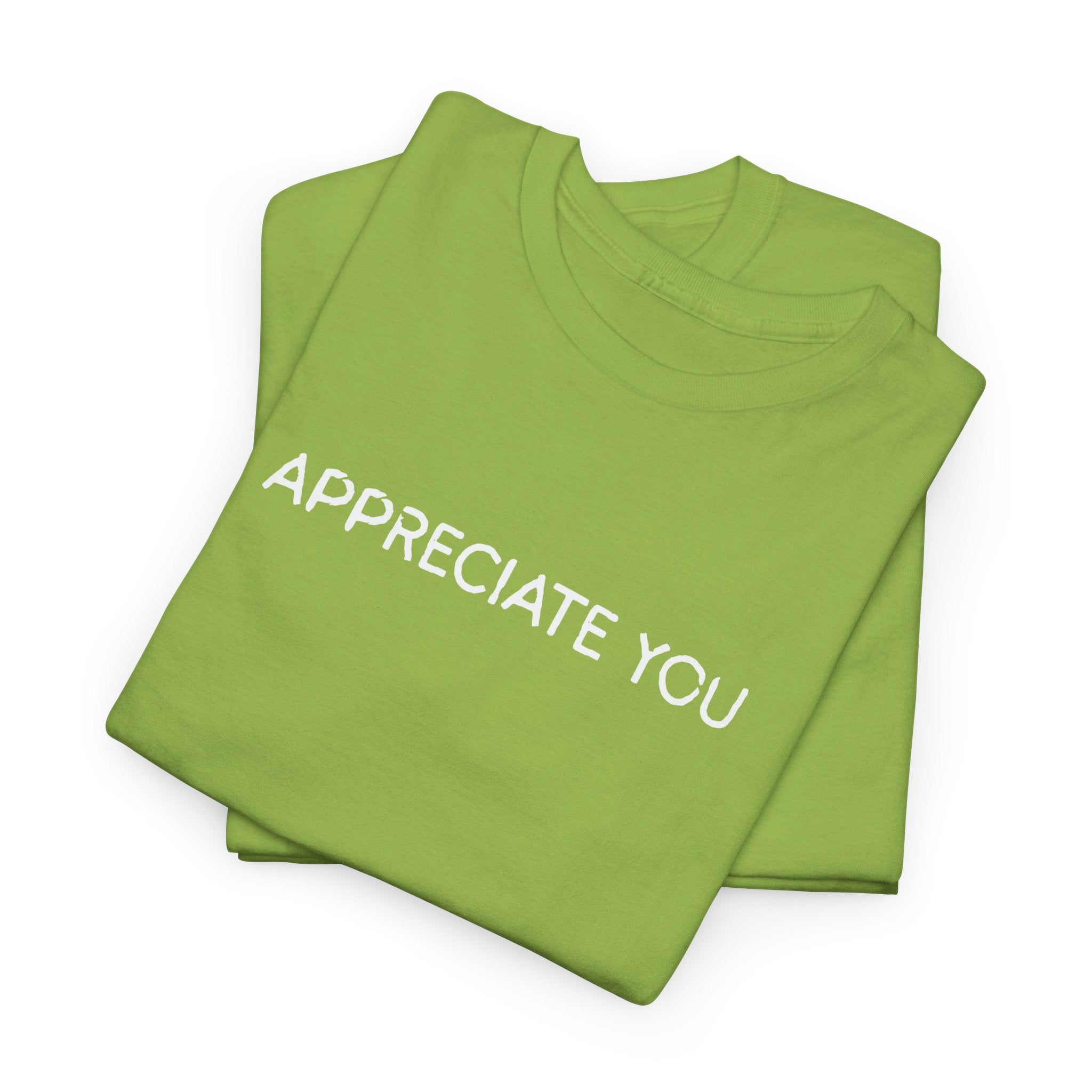 Appreciate You Tee — Minimalist Thank You Graphic T-Shirt