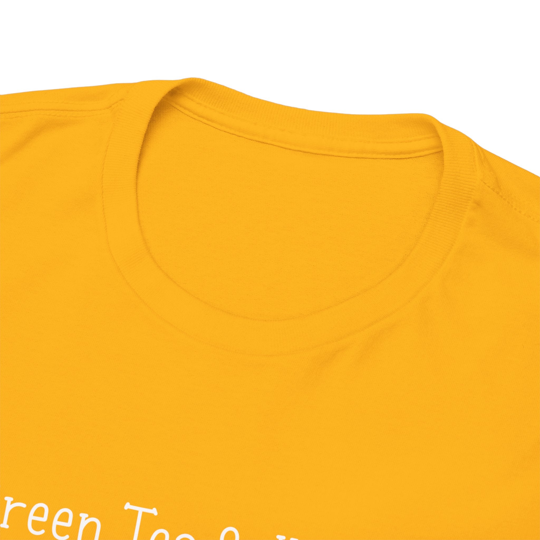 Green Tea & Honey Tee — Minimalist Tea Lover T-Shirt