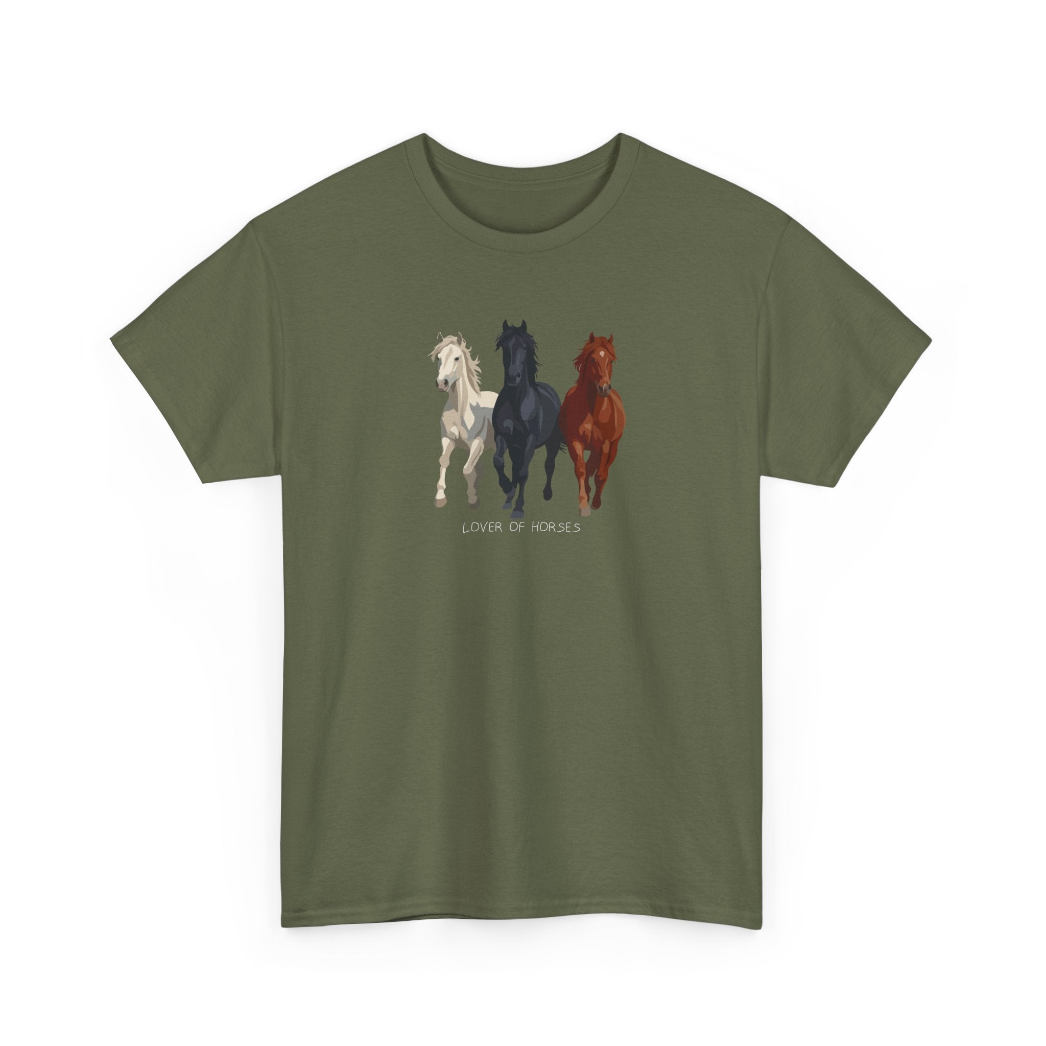 T-Shirt — Three Horses 'Love is Love' Pride Graphic Tee