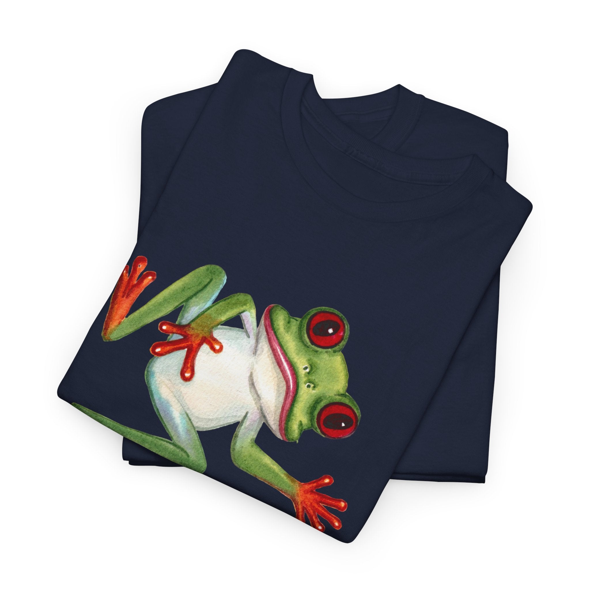 Red-Eyed Tree Frog Graphic Tee — Cute Tropical Frog Shirt for Nature Lovers