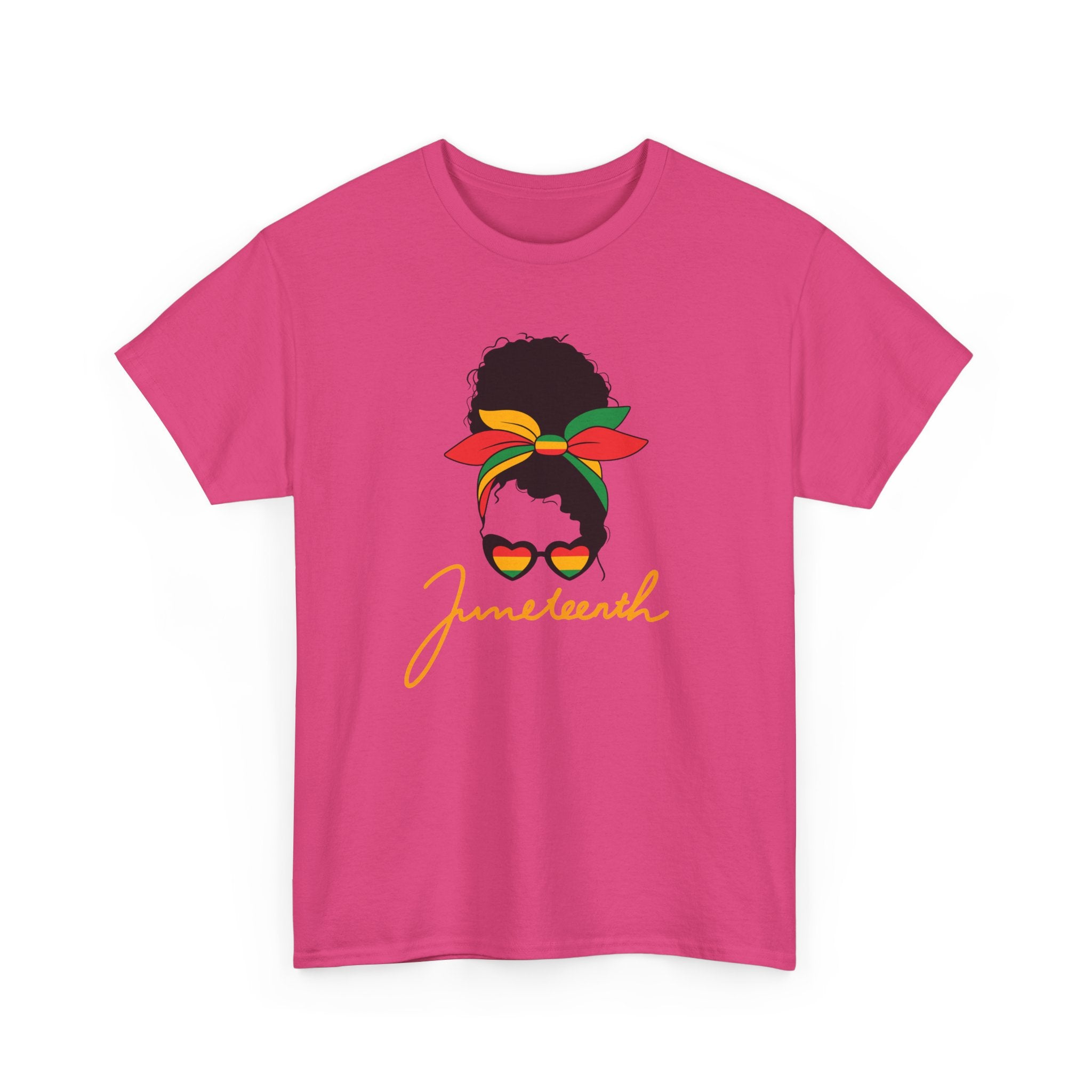 Juneteenth Afro Puff Tee — Juneteenth Celebration T-Shirt
