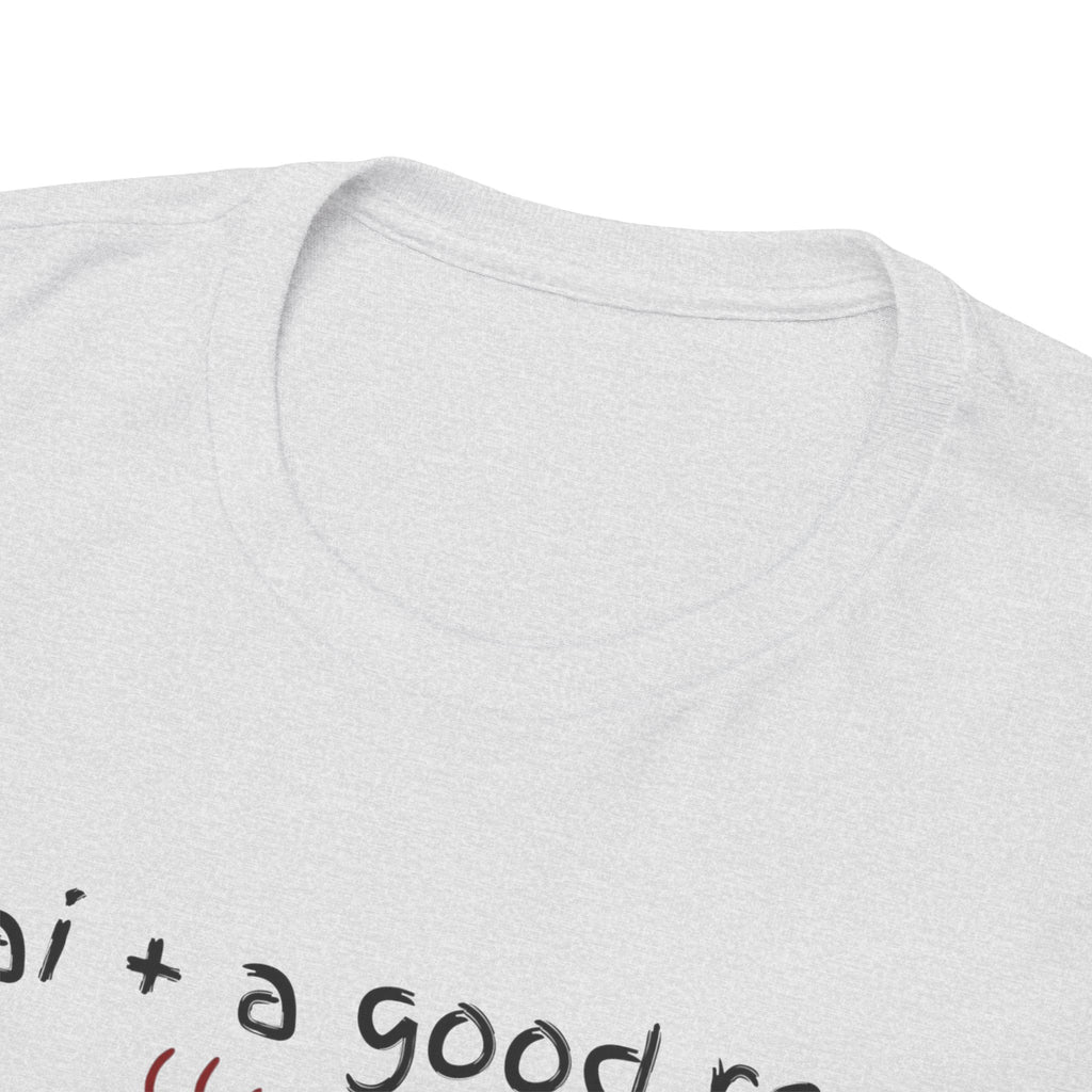 Chai + A Good Read T-Shirt — Tea & Books Graphic Tee for Book Lovers