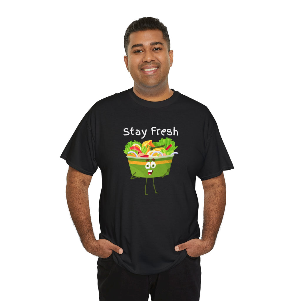 Stay Fresh Salad Tee – Cute Veggie Graphic T-Shirt