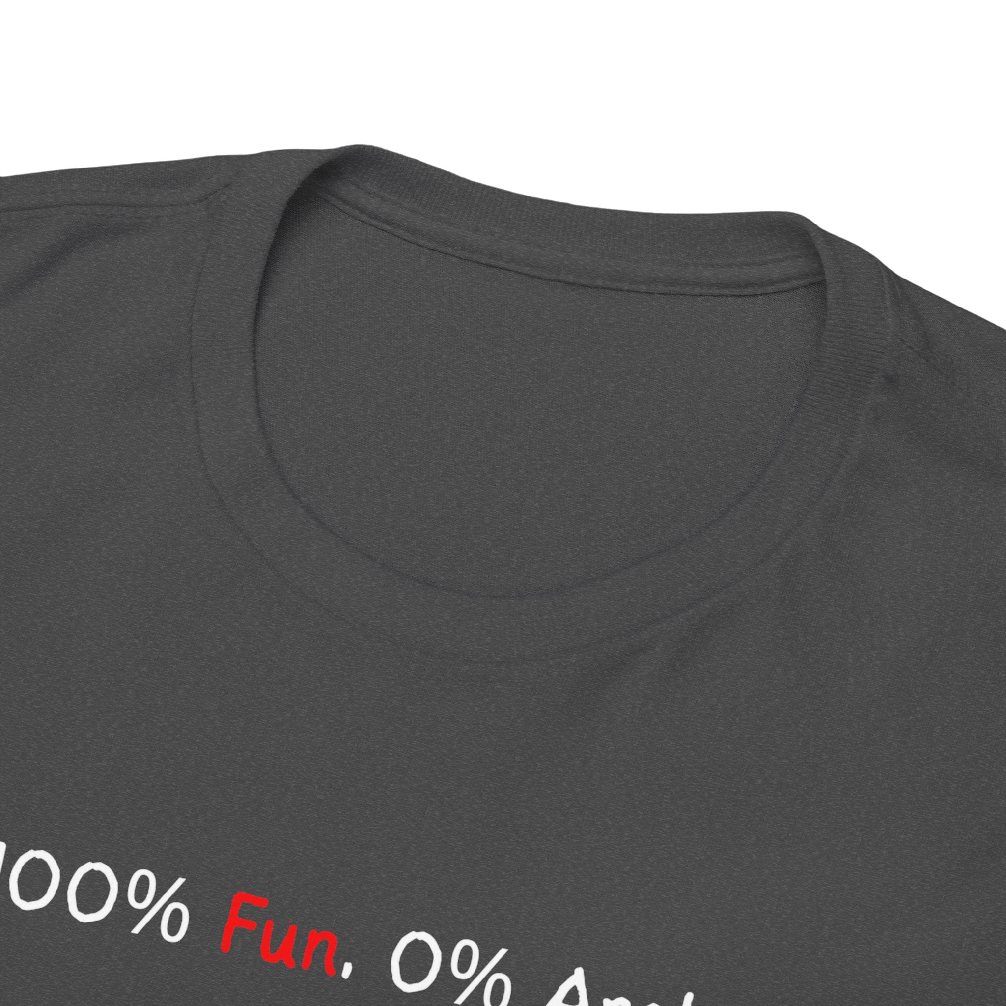 T‑Shirt — “100% Me. 0% Apologies.” Minimalist Graphic Tee
