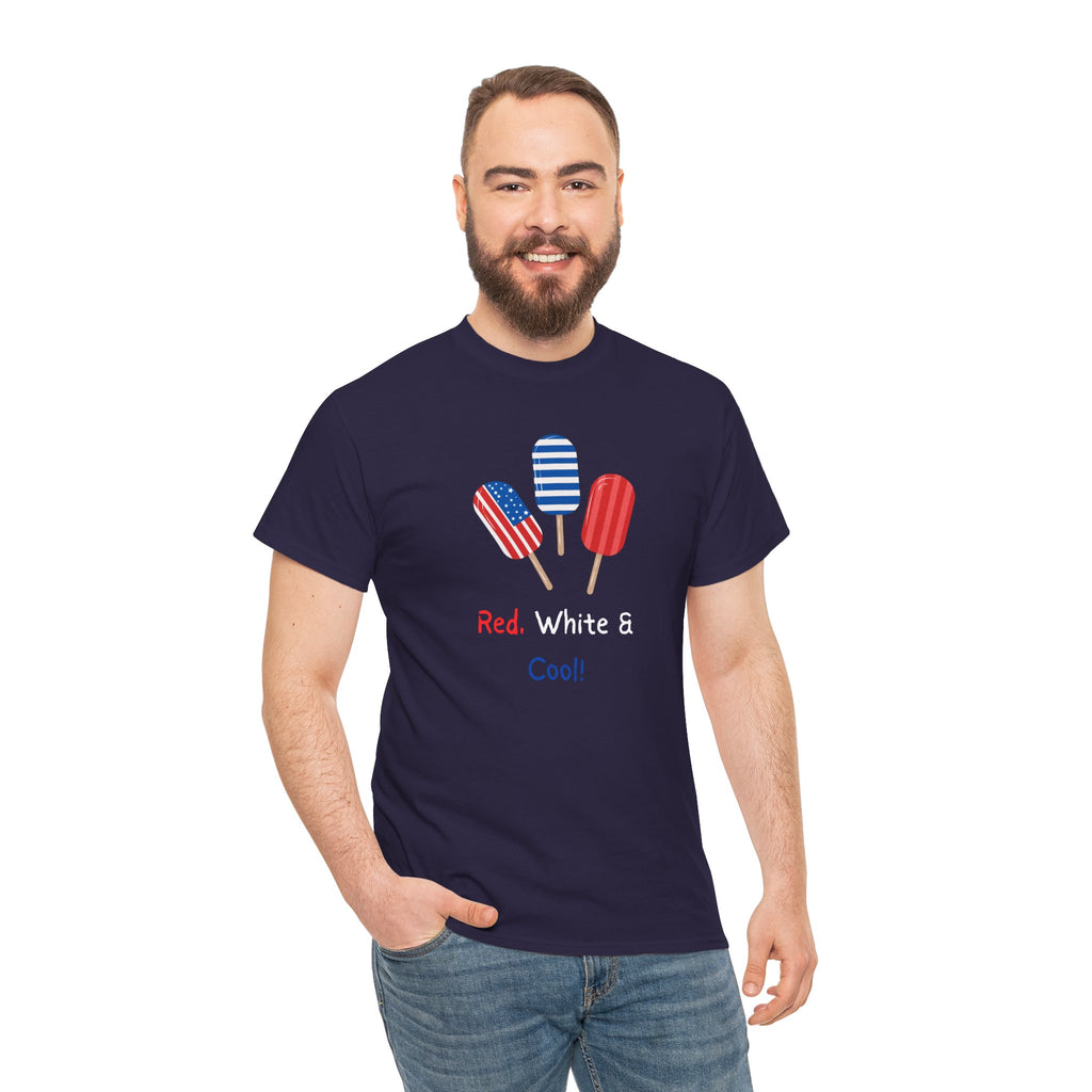 Patriotic Popsicle Tee – "Red, White & Cool" 4th of July T-Shirt