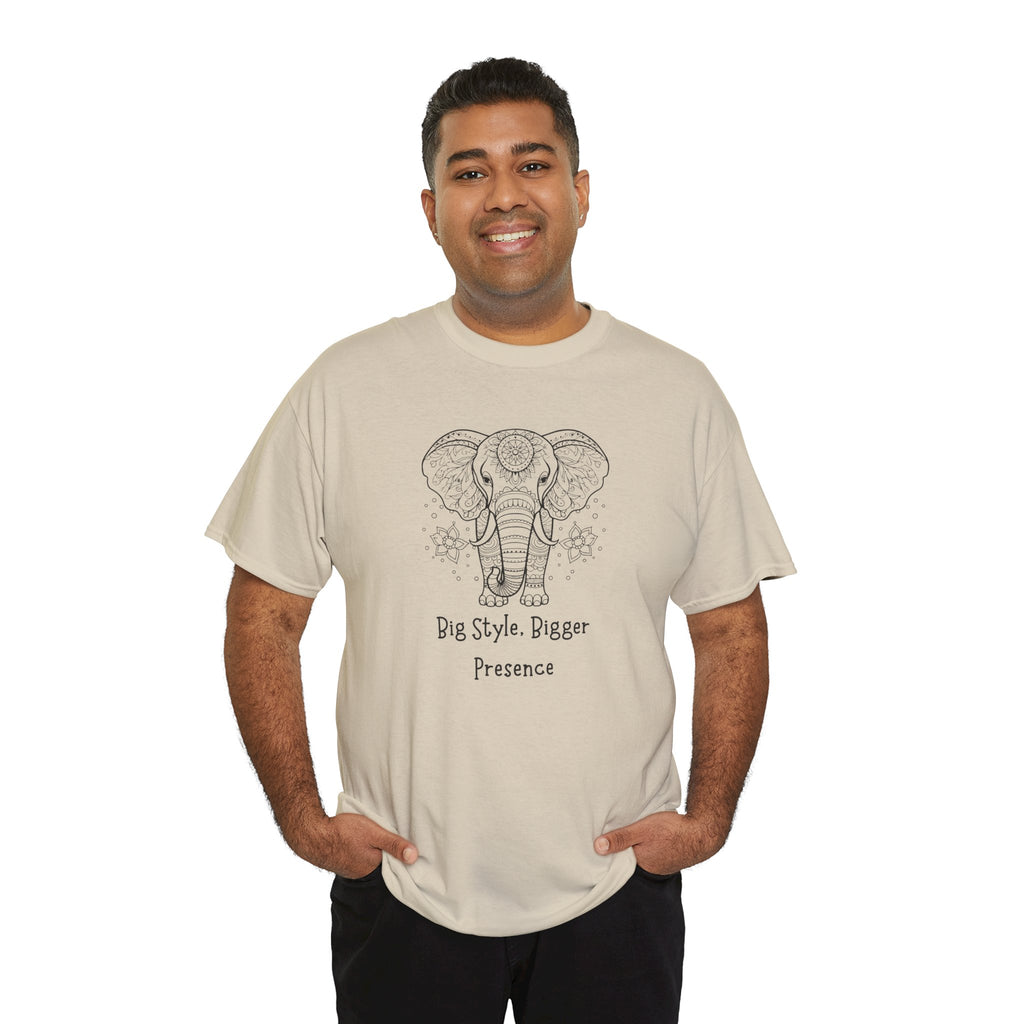 Elephant Head Tee — "Big Style. Bigger Presence" Graphic T-Shirt
