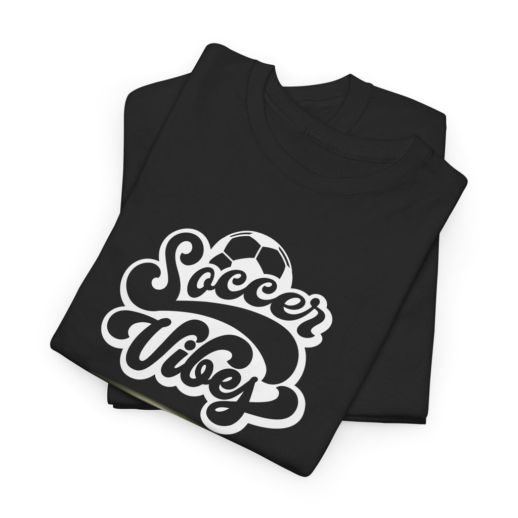 Soccer Vibes T-Shirt — Retro Script Soccer Tee