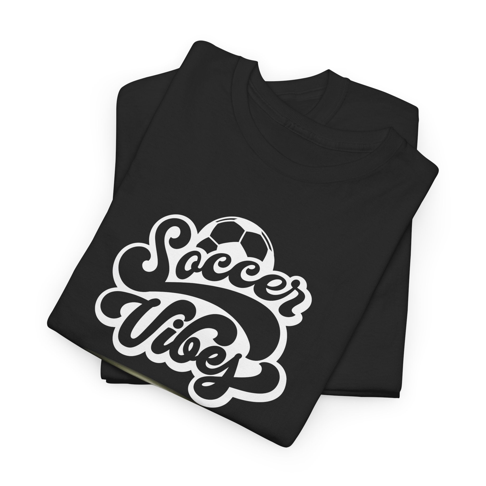 Soccer Vibes T-Shirt — Retro Script Soccer Tee