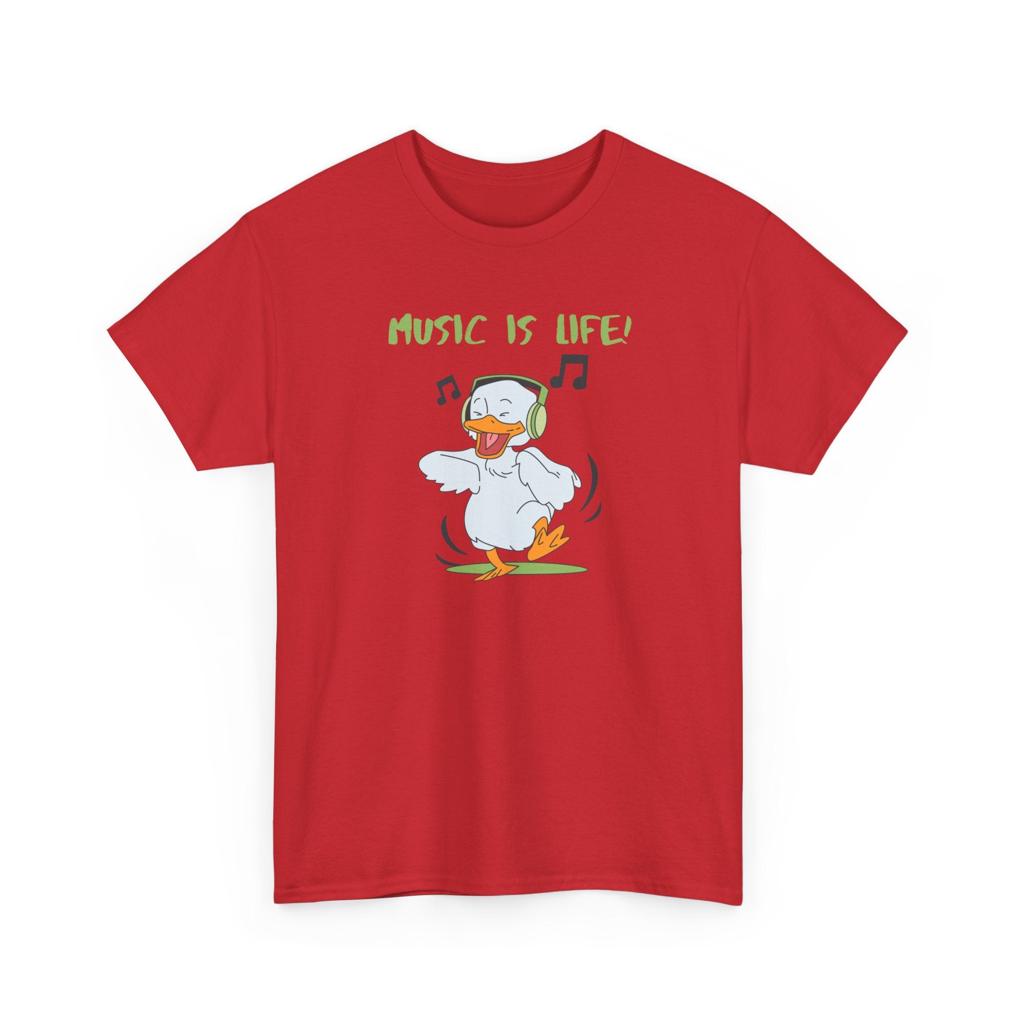 Music Is Life Duck T‑Shirt