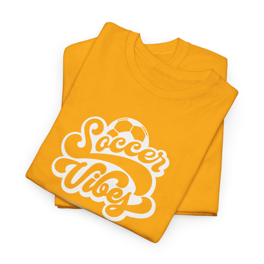 Soccer Vibes T-Shirt — Retro Script Soccer Tee