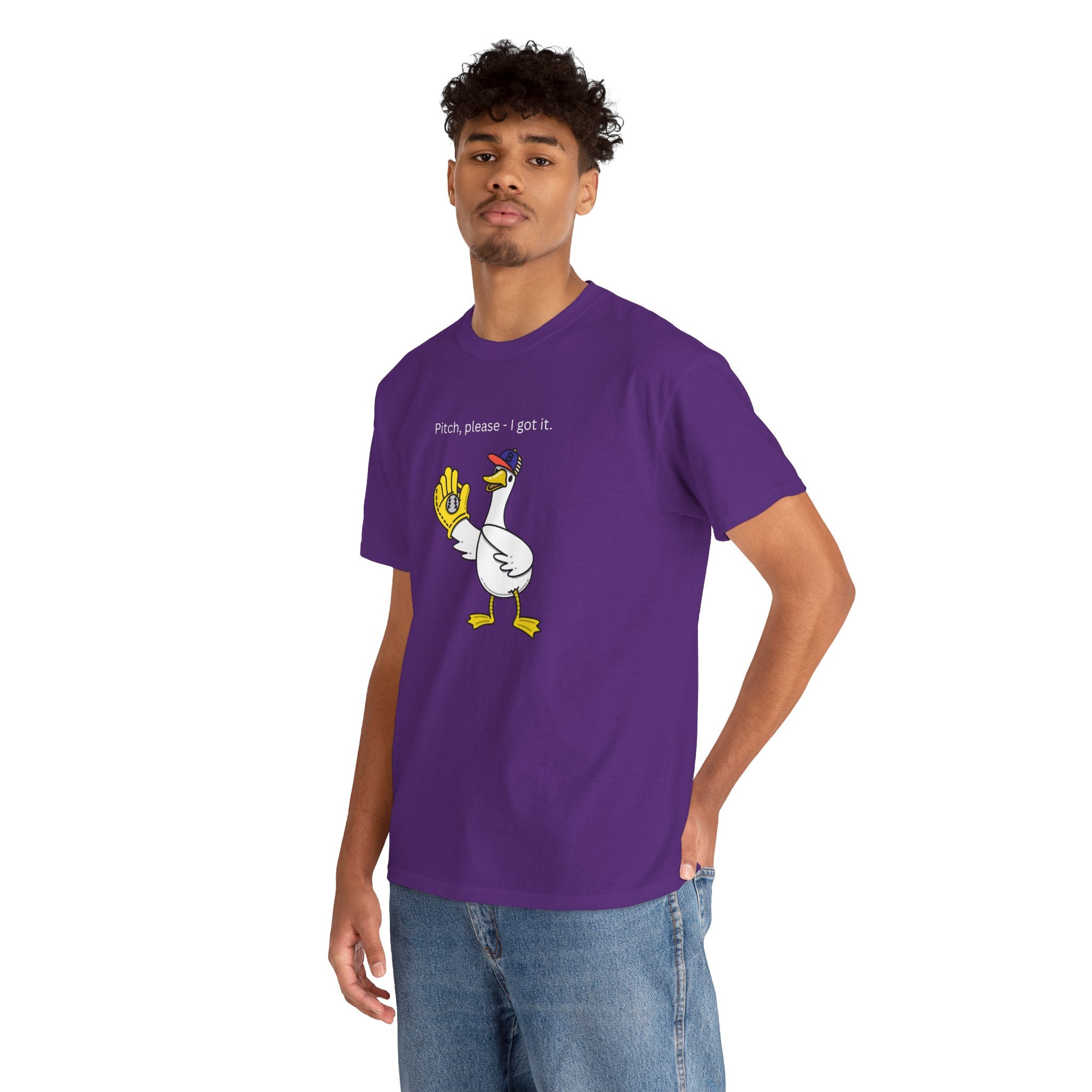 I Got It Baseball Duck T‑Shirt — Funny Catcher Graphic Tee