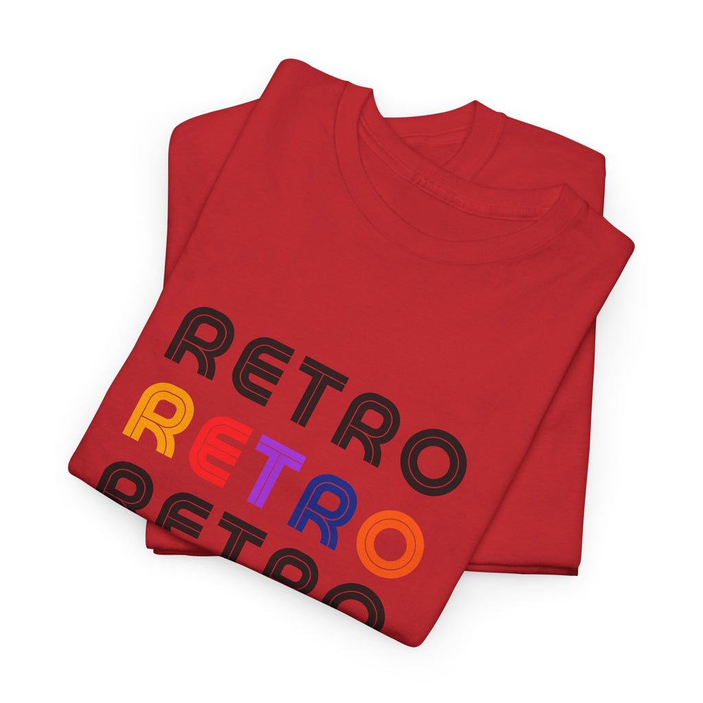 Retro Repeat Tee — Vintage 1980s-Inspired Graphic T-Shirt