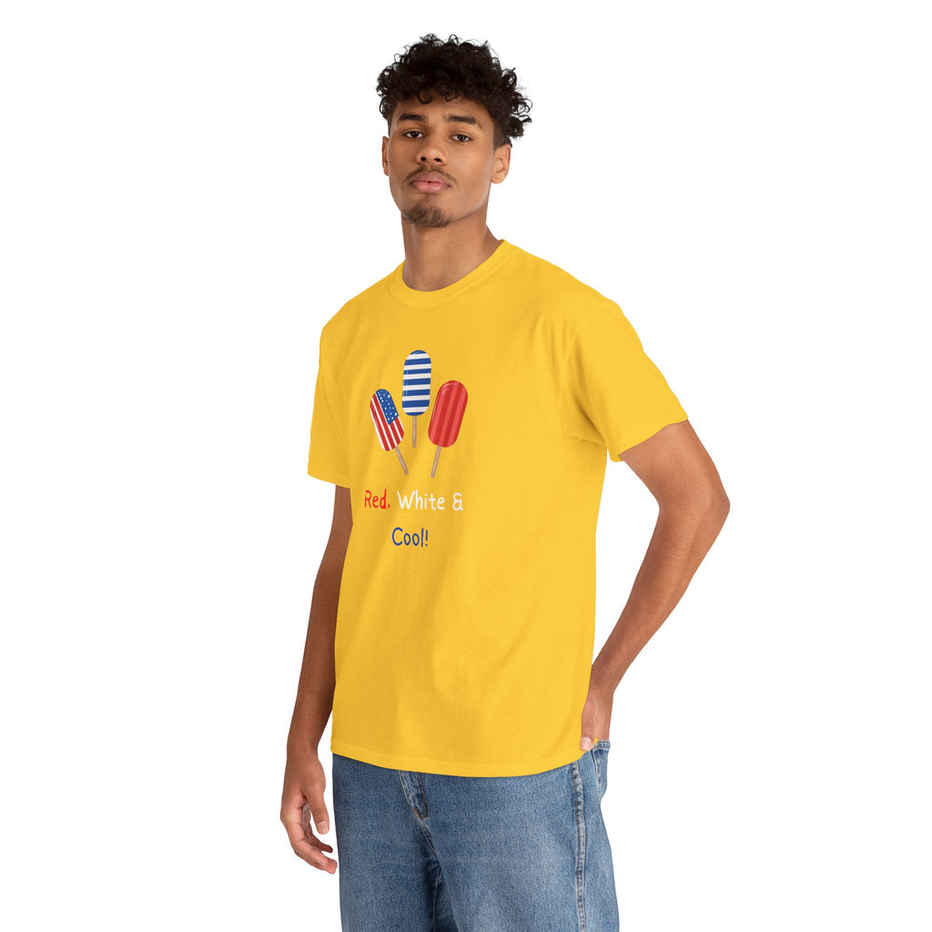 Patriotic Popsicle Tee – "Red, White & Cool" 4th of July T-Shirt