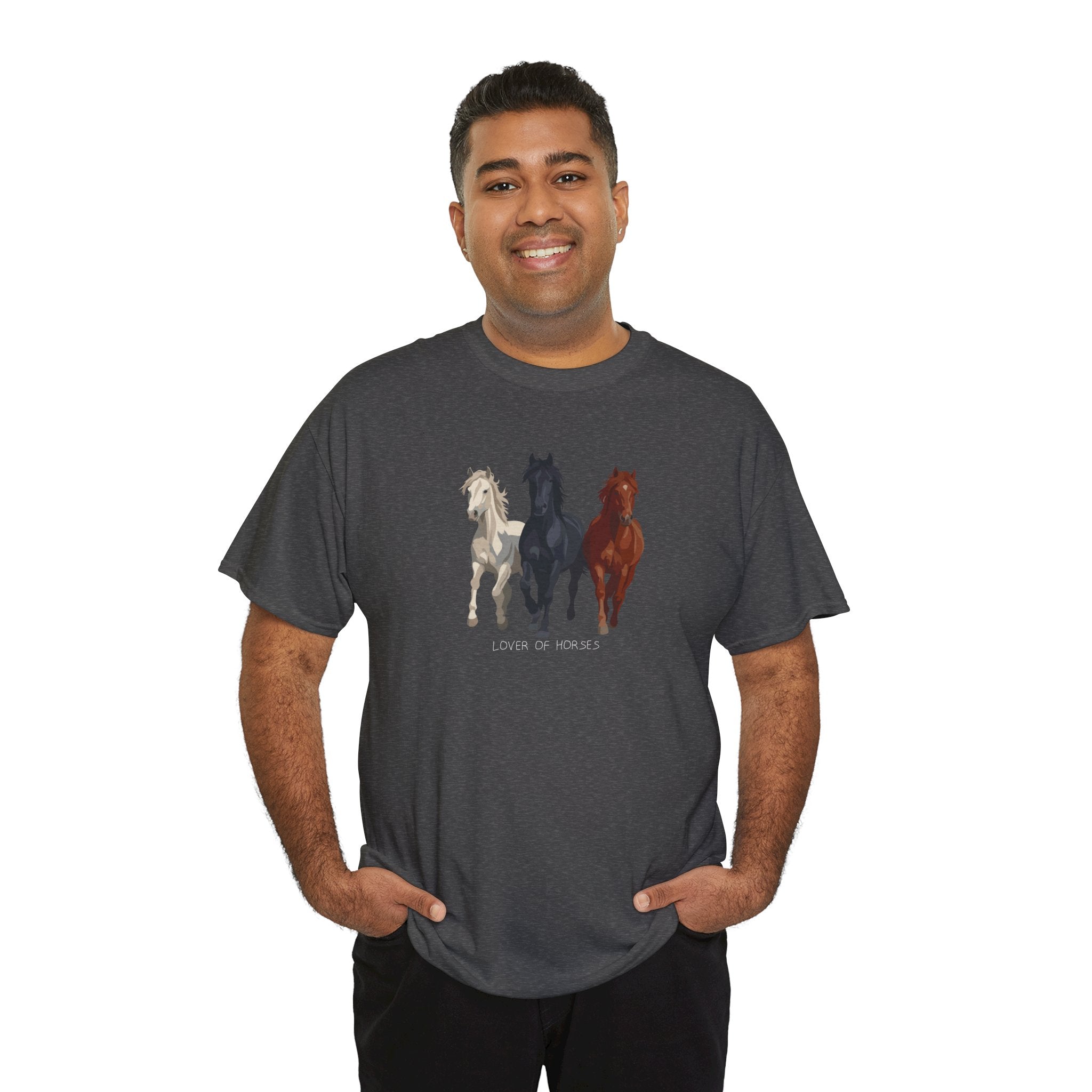 T-Shirt — Three Horses 'Love is Love' Pride Graphic Tee