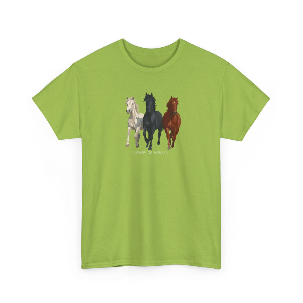 T-Shirt — Three Horses 'Love is Love' Pride Graphic Tee