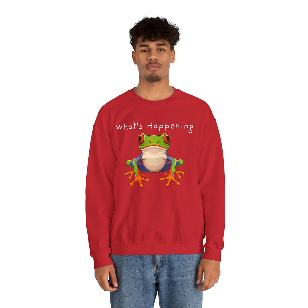 What's Happening Frog Crewneck Sweatshirt