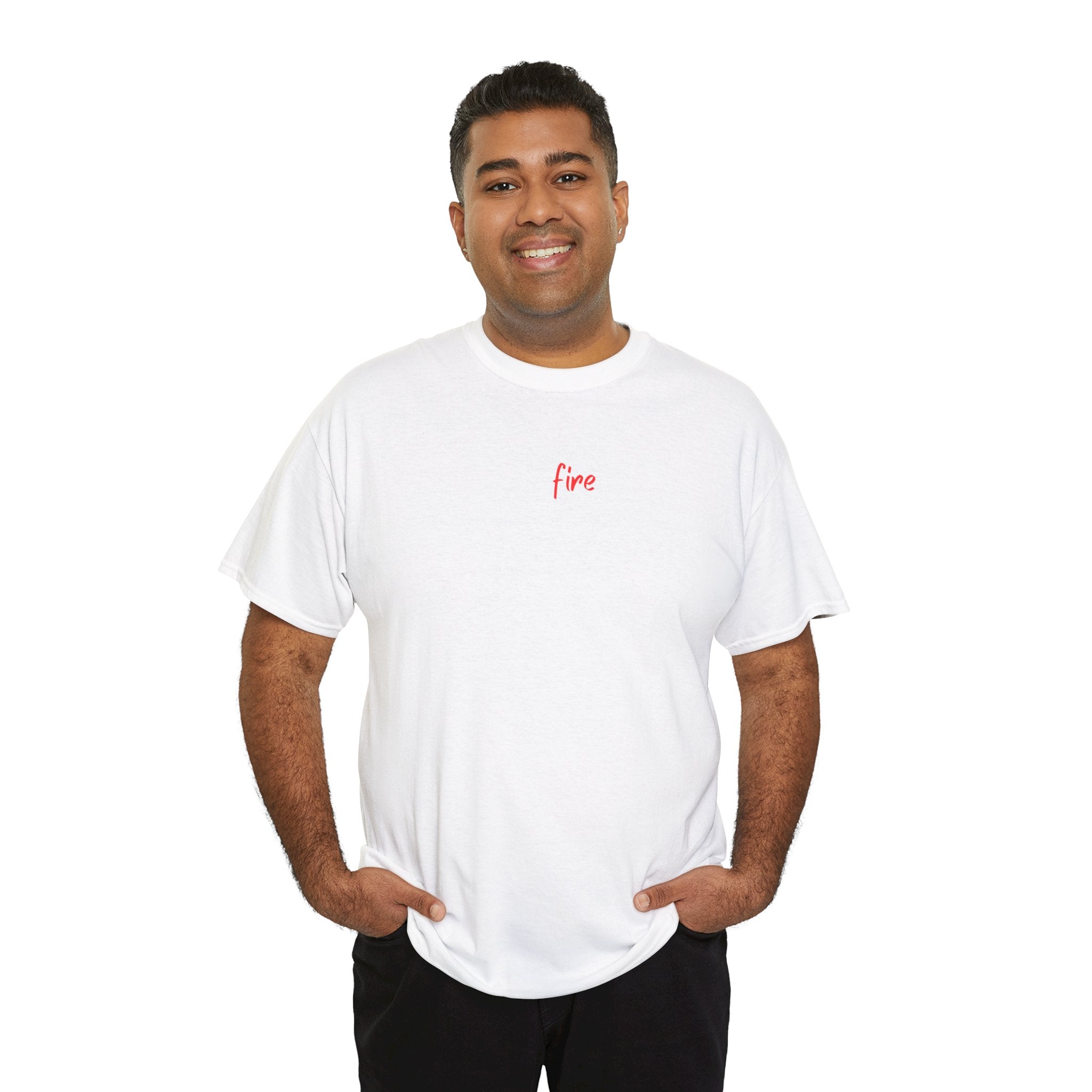 T-Shirt — Minimal 'fine' Chest Embroidered Graphic Tee