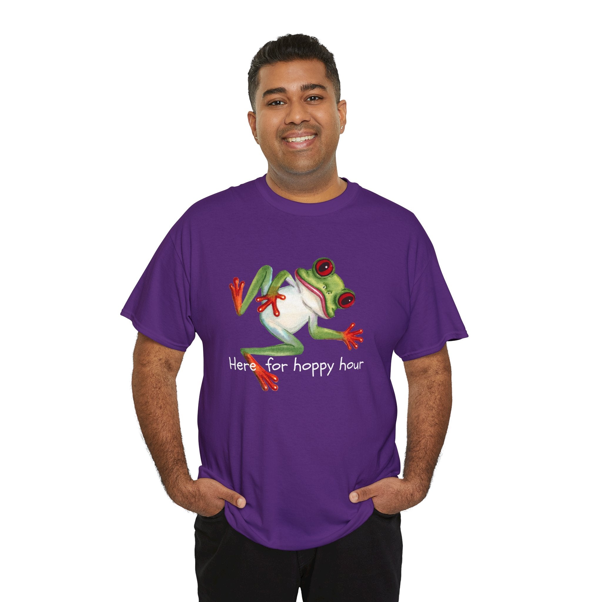 Red-Eyed Tree Frog Graphic Tee — Cute Tropical Frog Shirt for Nature Lovers