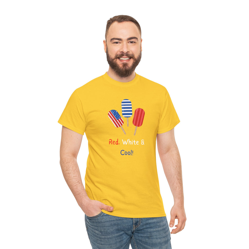 Patriotic Popsicle Tee – "Red, White & Cool" 4th of July T-Shirt