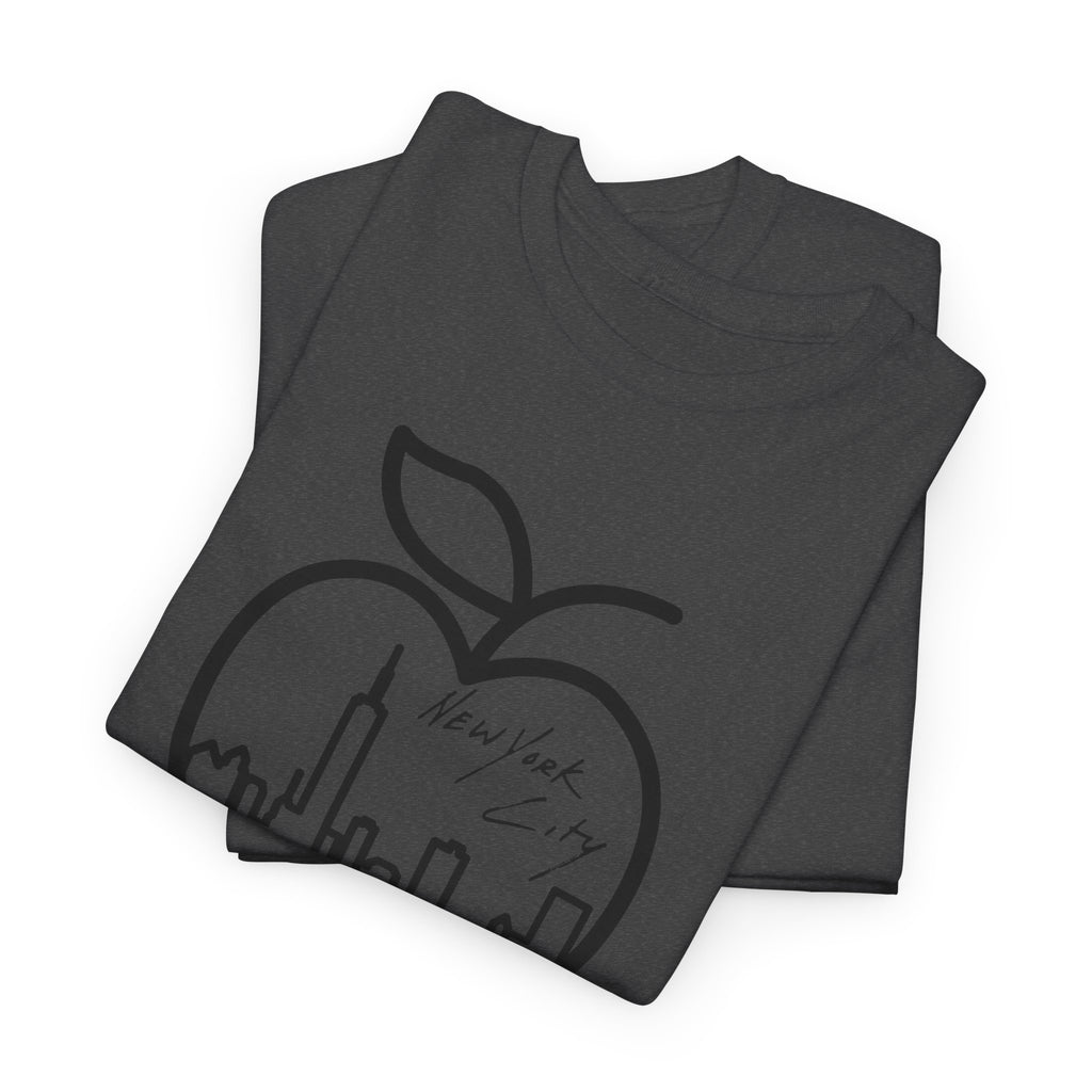 NYC Apple Skyline T‑Shirt — New York City Skyline Graphic Tee