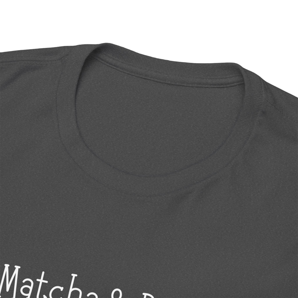 Matcha & Peace Tee — Minimalist Tea Lover Shirt