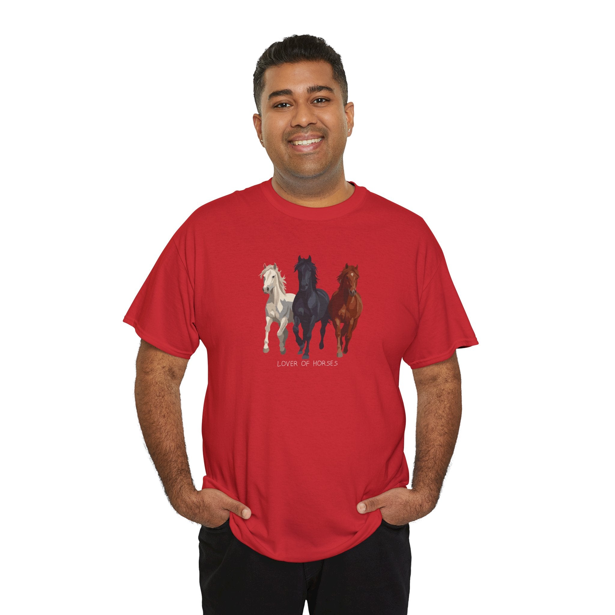 T-Shirt — Three Horses 'Love is Love' Pride Graphic Tee