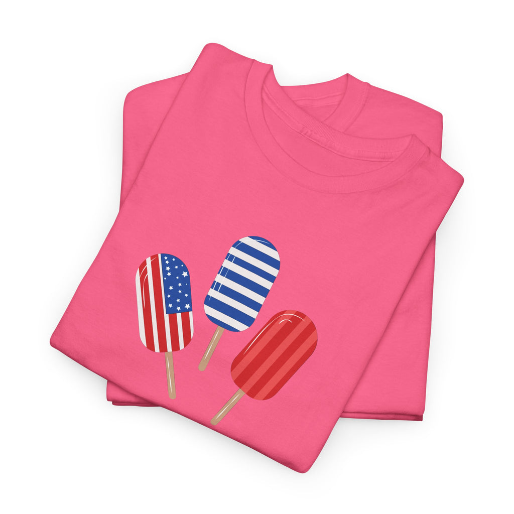 Patriotic Popsicle Tee – "Red, White & Cool" 4th of July T-Shirt