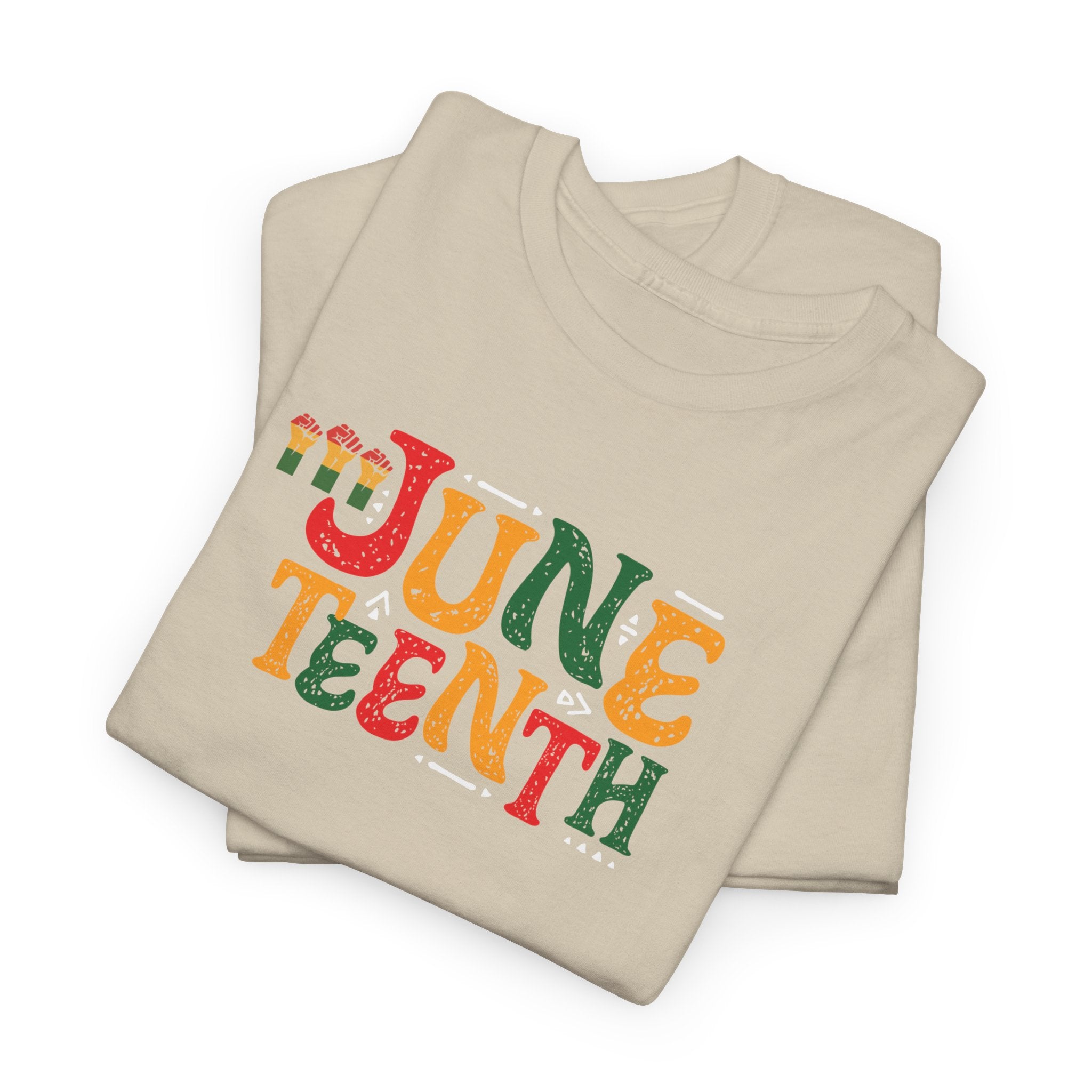 Juneteenth Graphic T-Shirt — Colorful Retro "Juneteenth" Tee (Jun 19 Celebration)