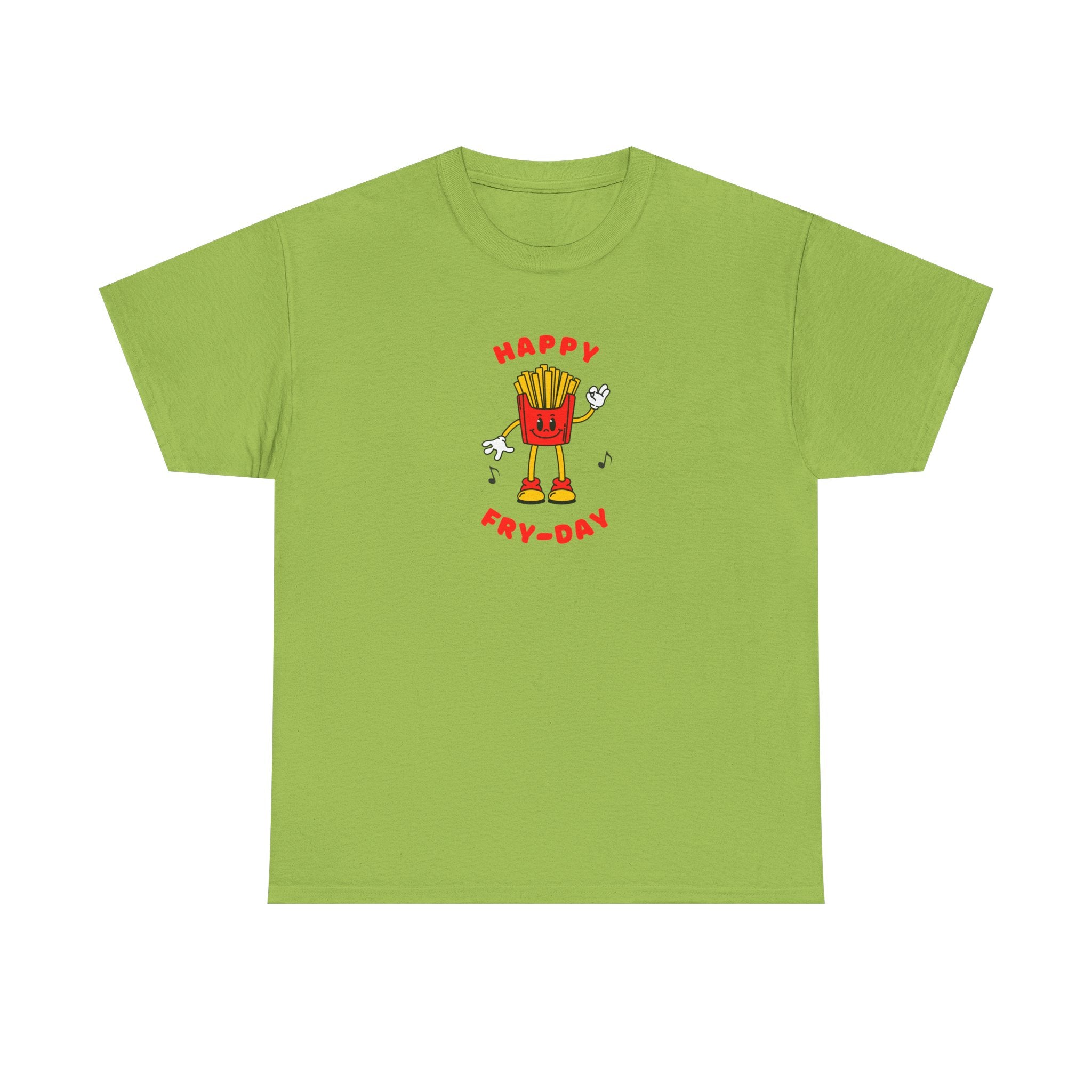 Happy Fry-Day T-Shirt — Cute Dancing Fries Graphic Tee
