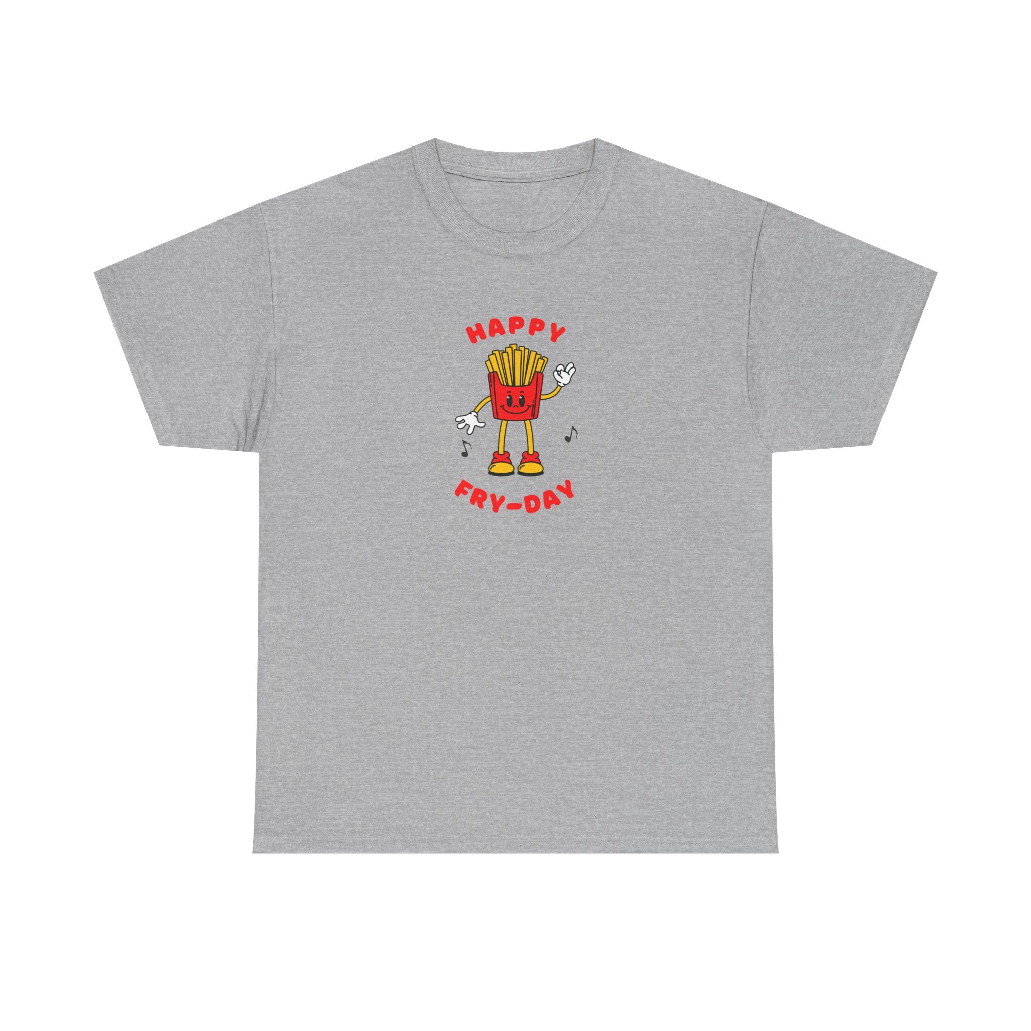 Happy Fry-Day T-Shirt — Cute Dancing Fries Graphic Tee