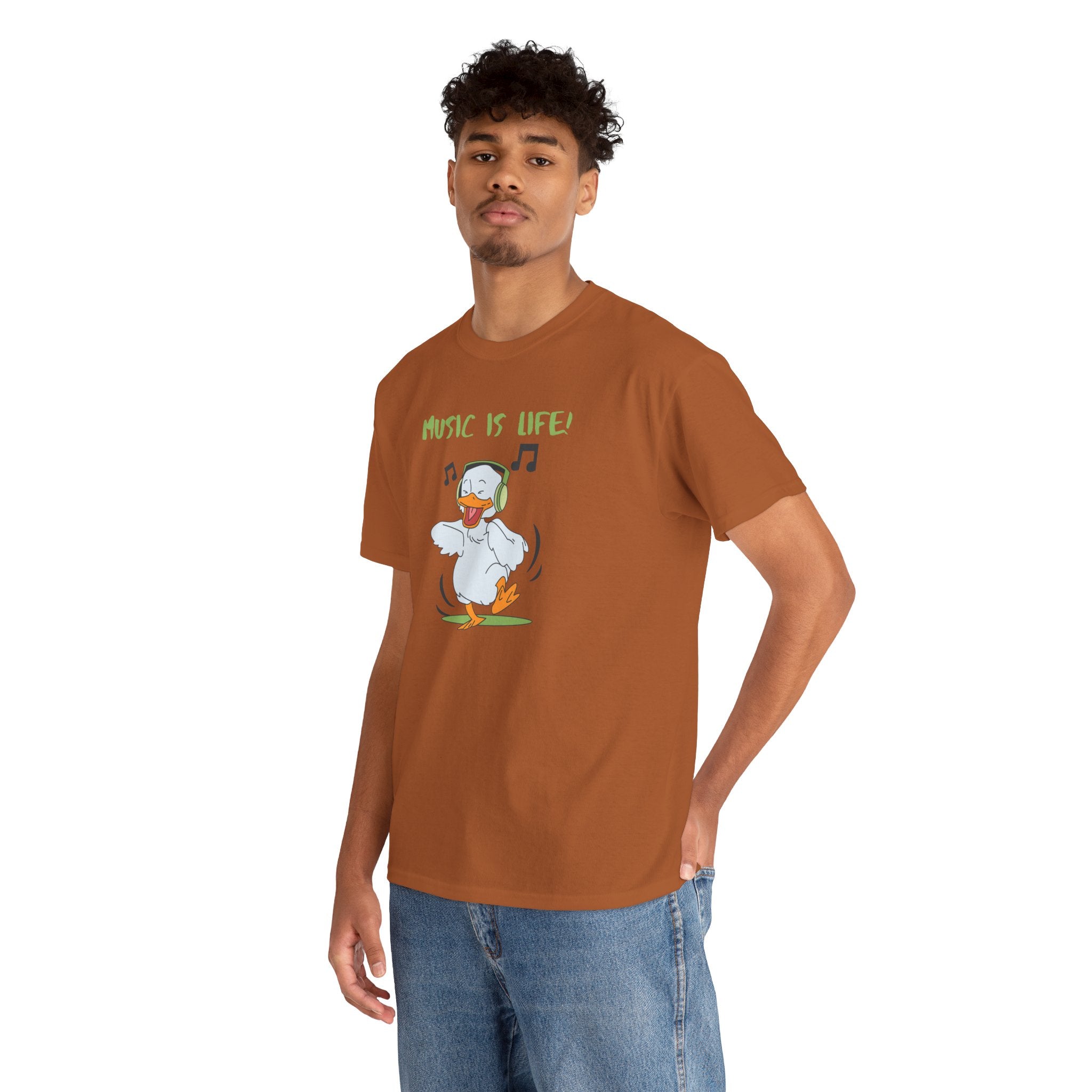 Music Is Life Duck T‑Shirt