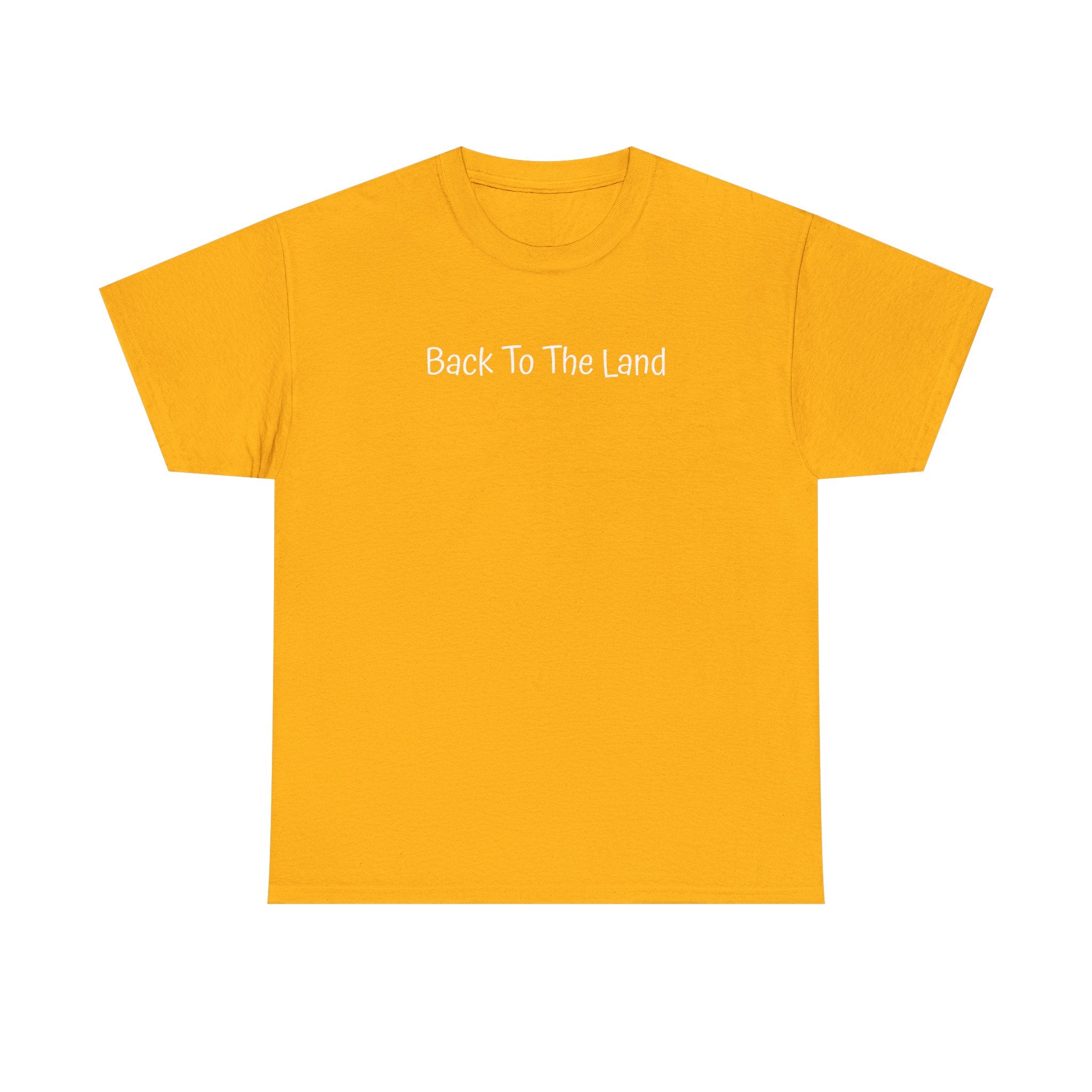 Back To The Land T‑Shirt — Minimalist Retro Farm Life Tee