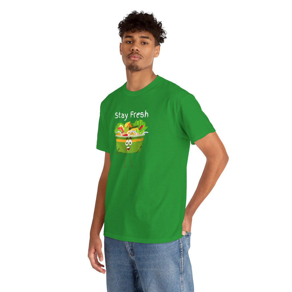 Stay Fresh Salad Tee – Cute Veggie Graphic T-Shirt