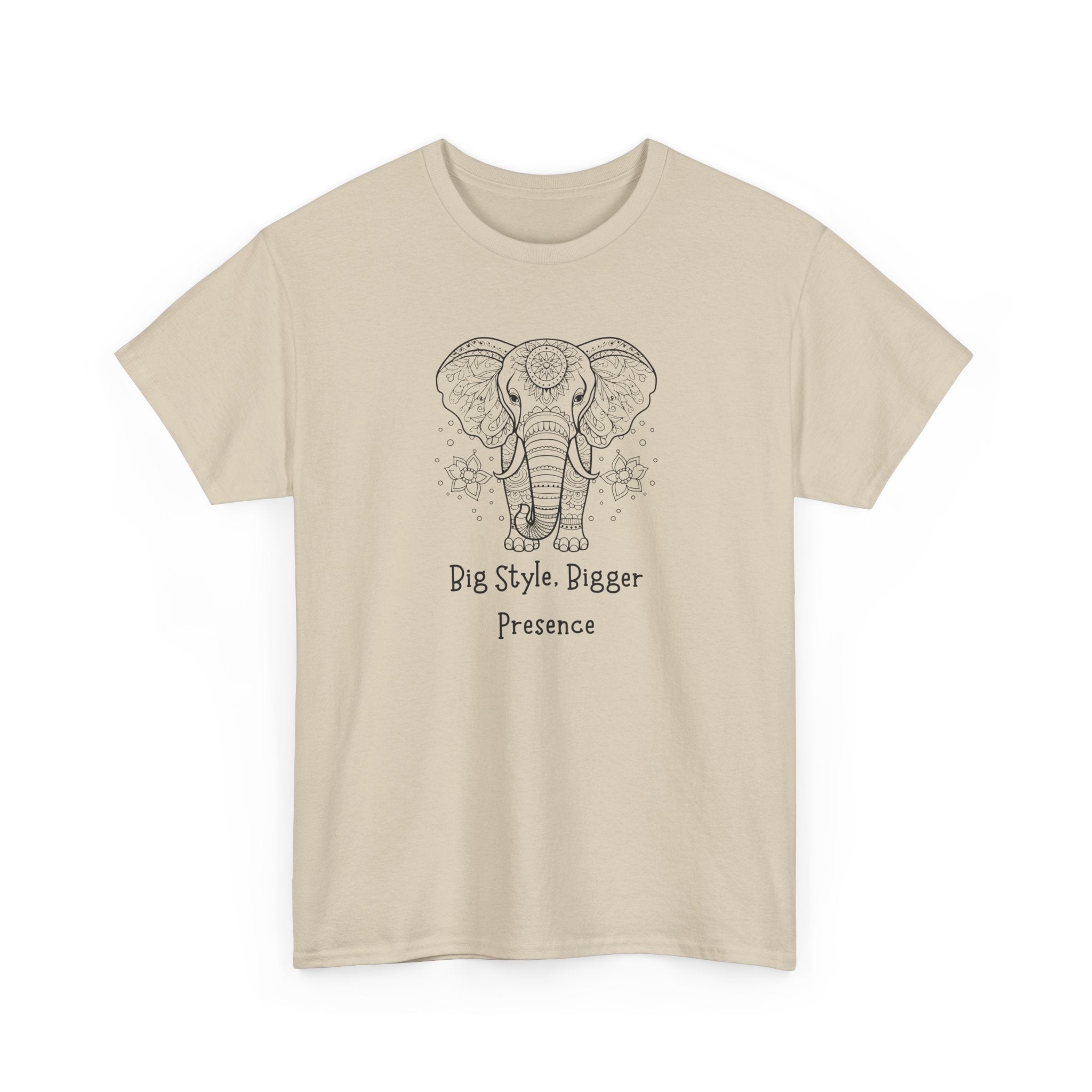 Elephant Head Tee — "Big Style. Bigger Presence" Graphic T-Shirt