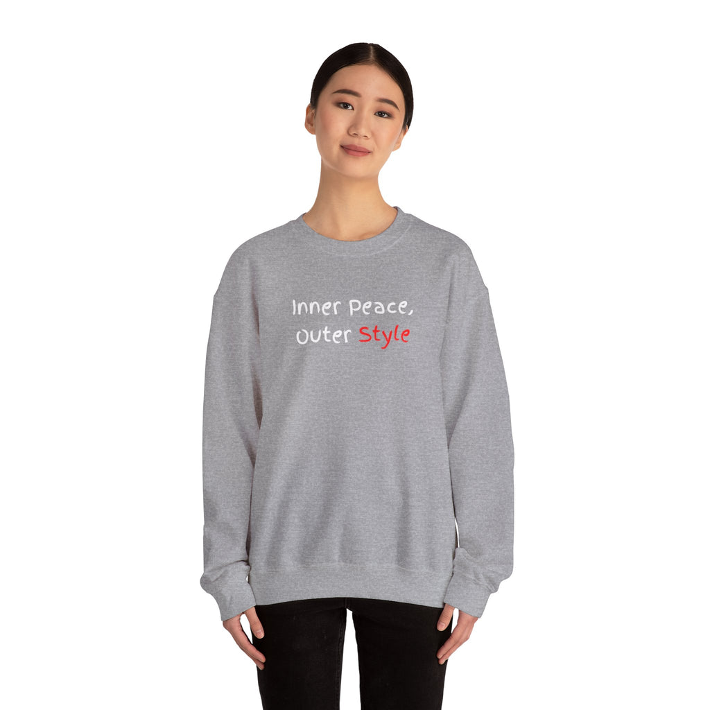 Crewneck Sweatshirt "Style" Minimalist Pink Script – Casual Everyday Fashion