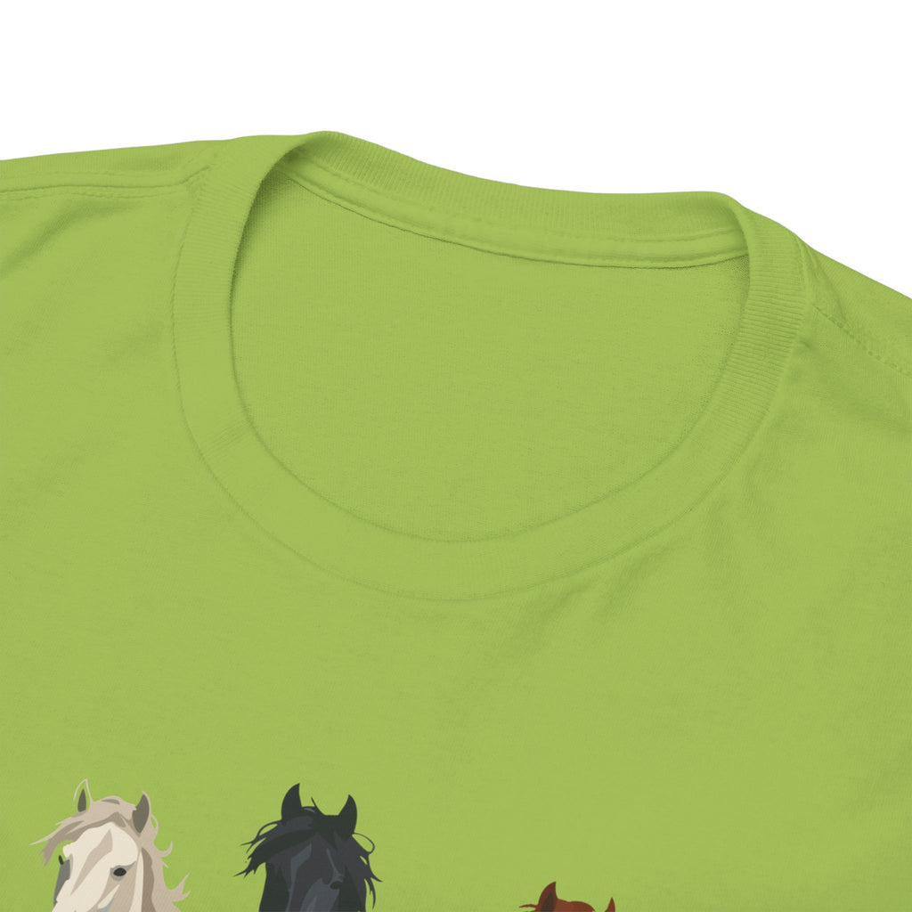 T-Shirt — Three Horses 'Love is Love' Pride Graphic Tee