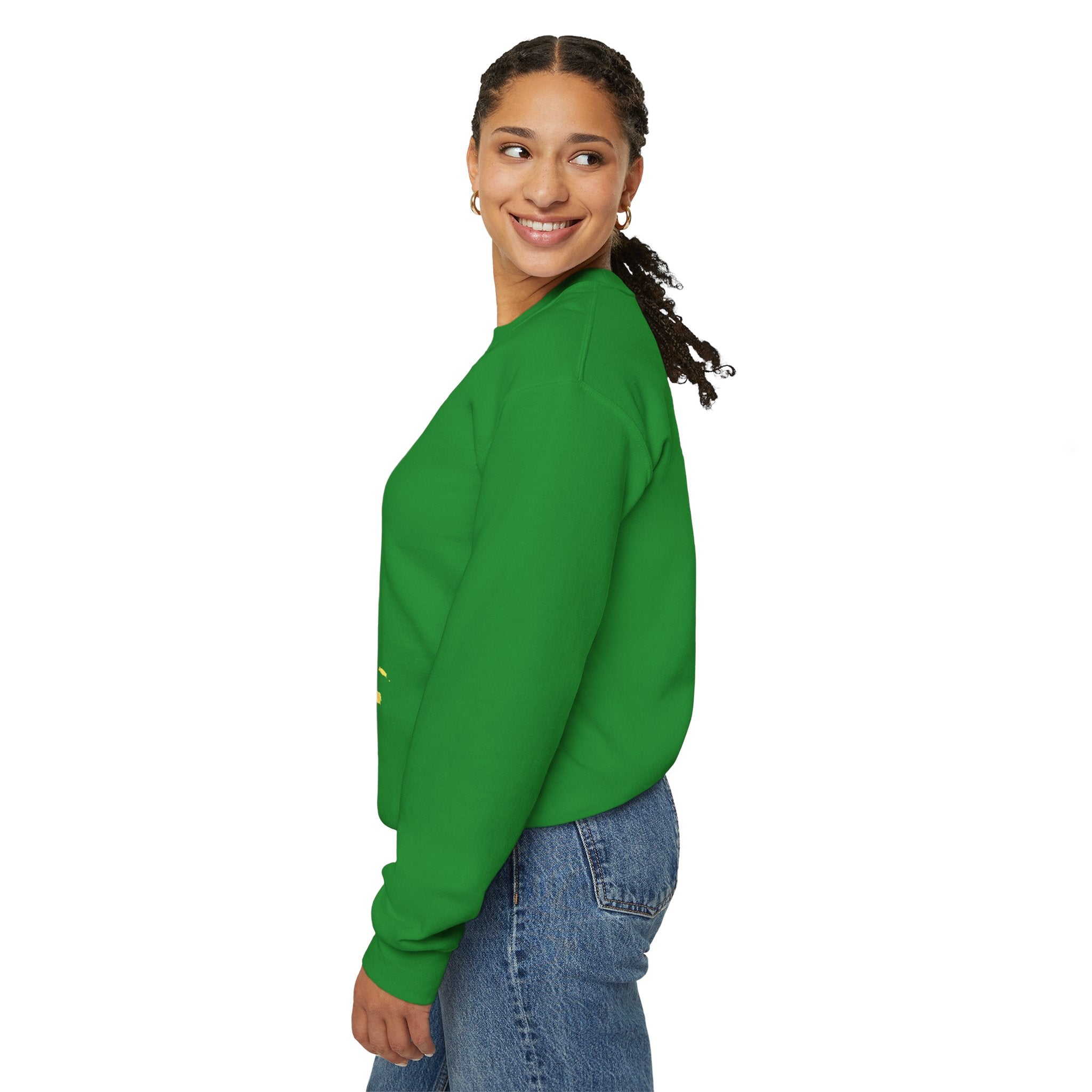 Crewneck Sweatshirt — "Bold, Bright, and Beautifully Messy" Color Splash