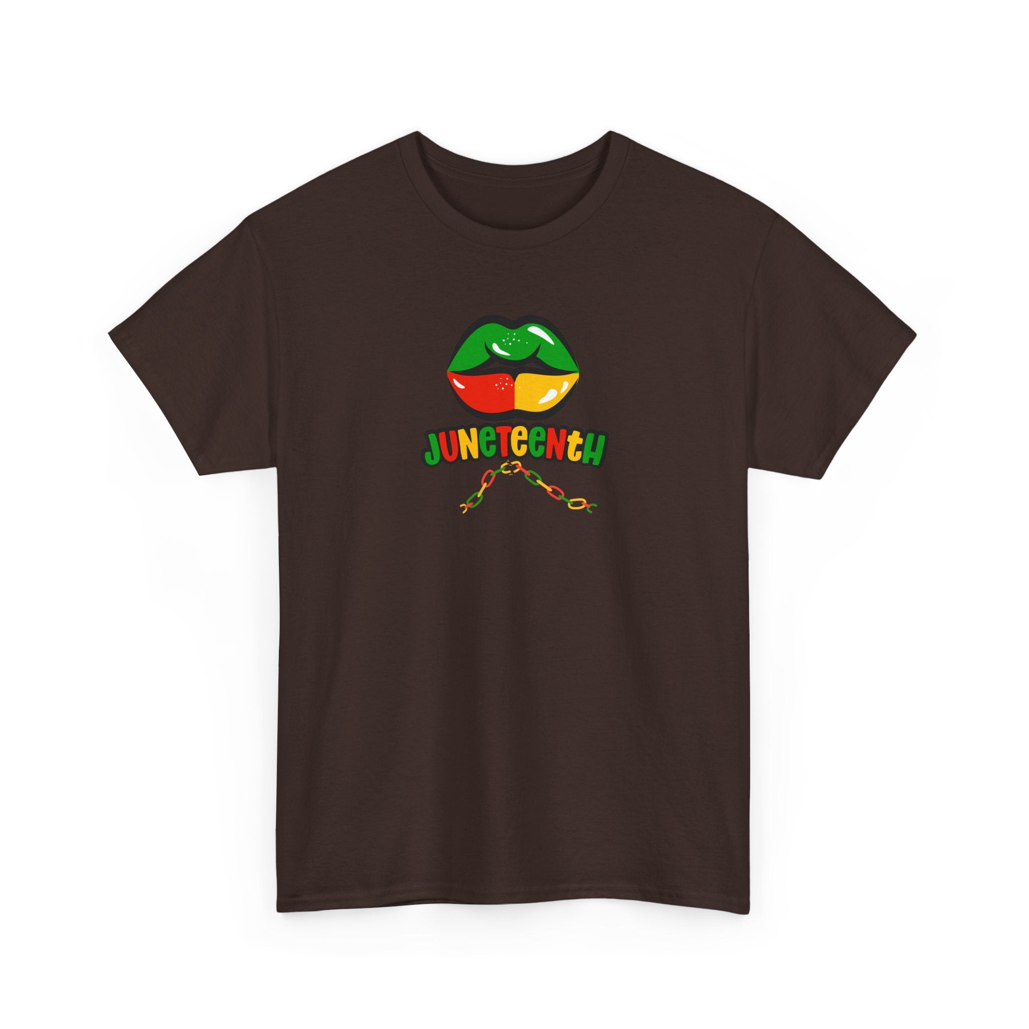 Juneteenth Lips Graphic Tee - Black History Celebration Shirt