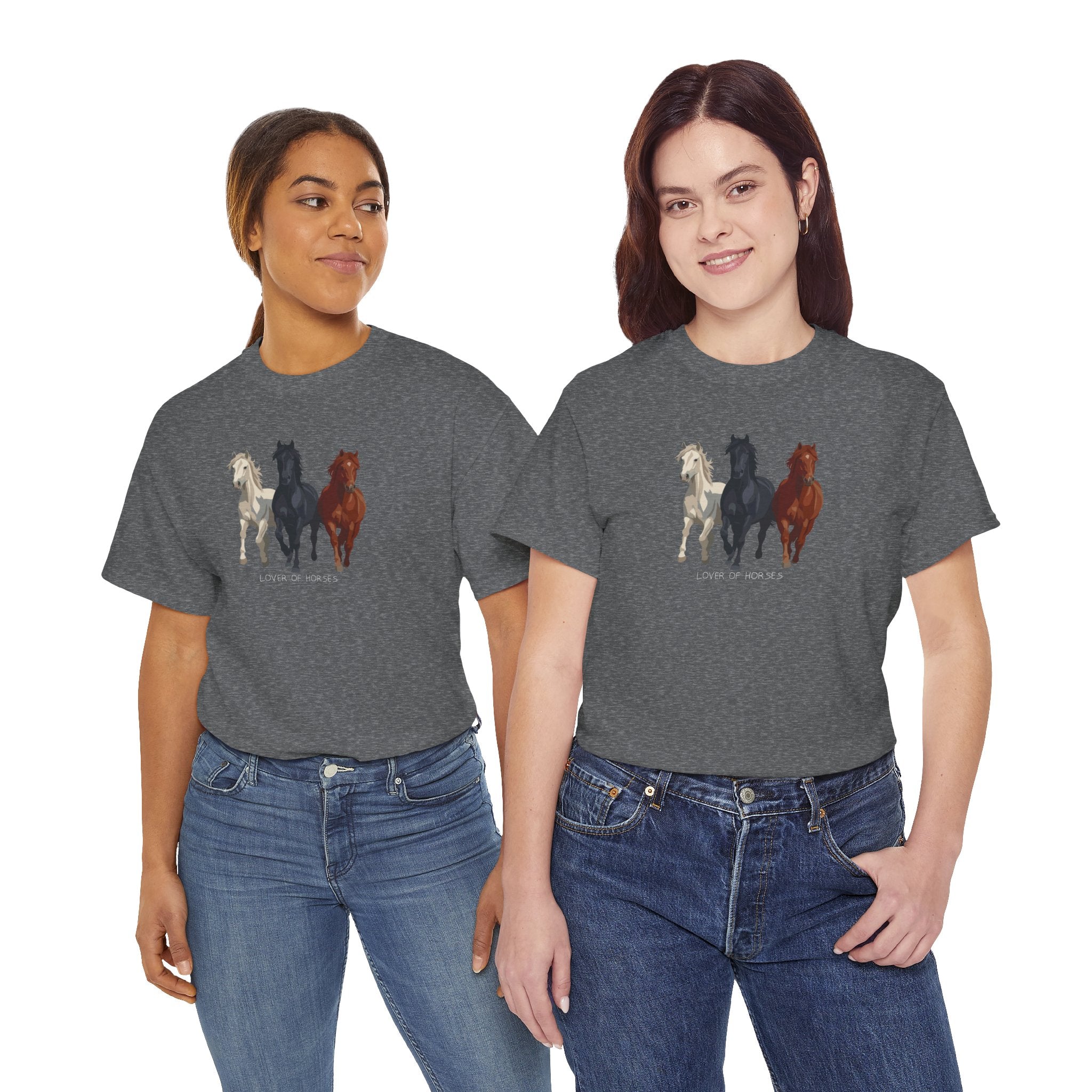 T-Shirt — Three Horses 'Love is Love' Pride Graphic Tee