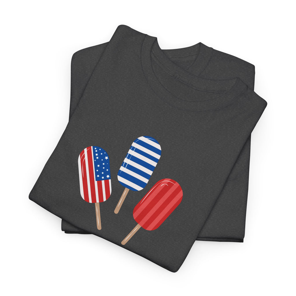 Patriotic Popsicle Tee – "Red, White & Cool" 4th of July T-Shirt