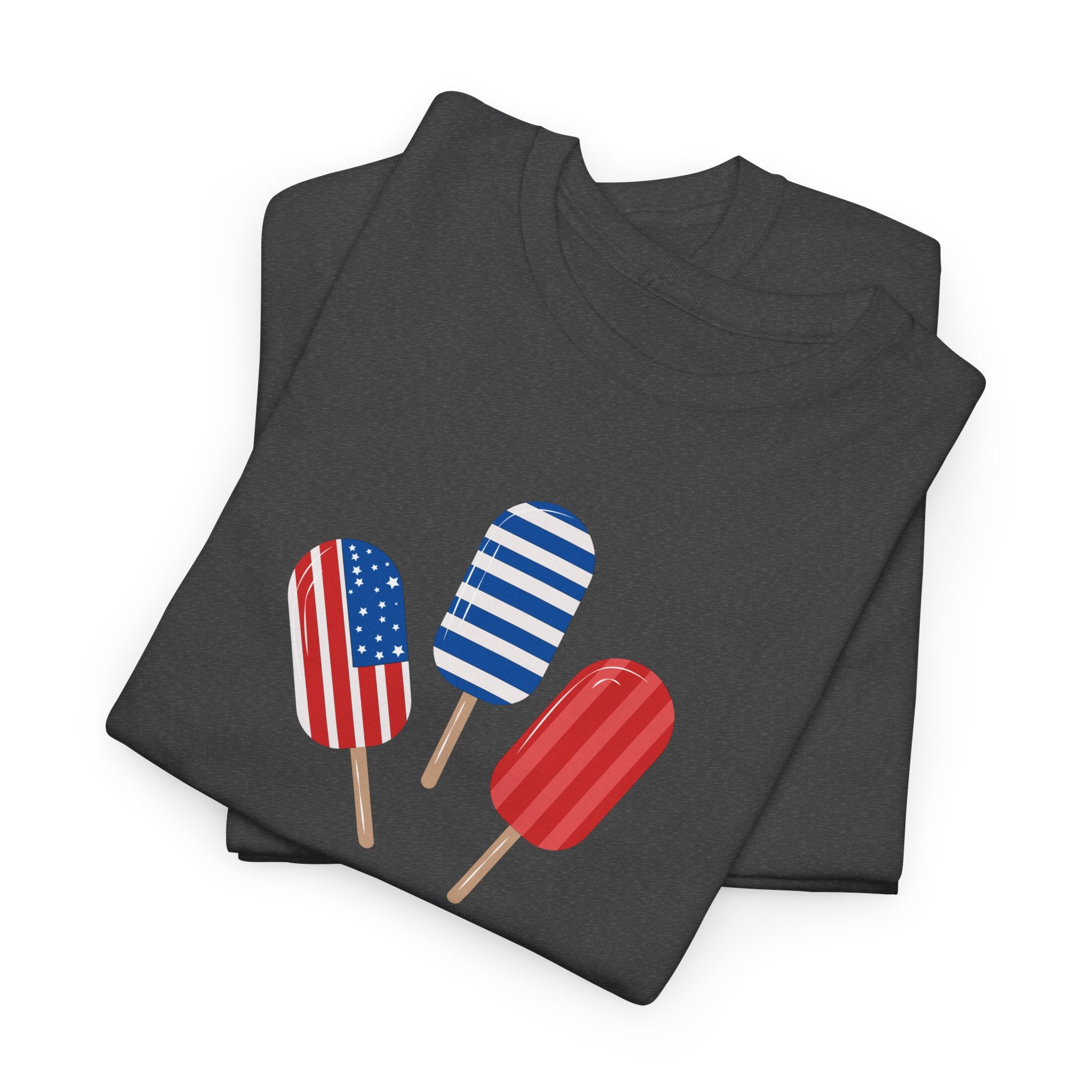 Patriotic Popsicle Tee – "Red, White & Cool" 4th of July T-Shirt