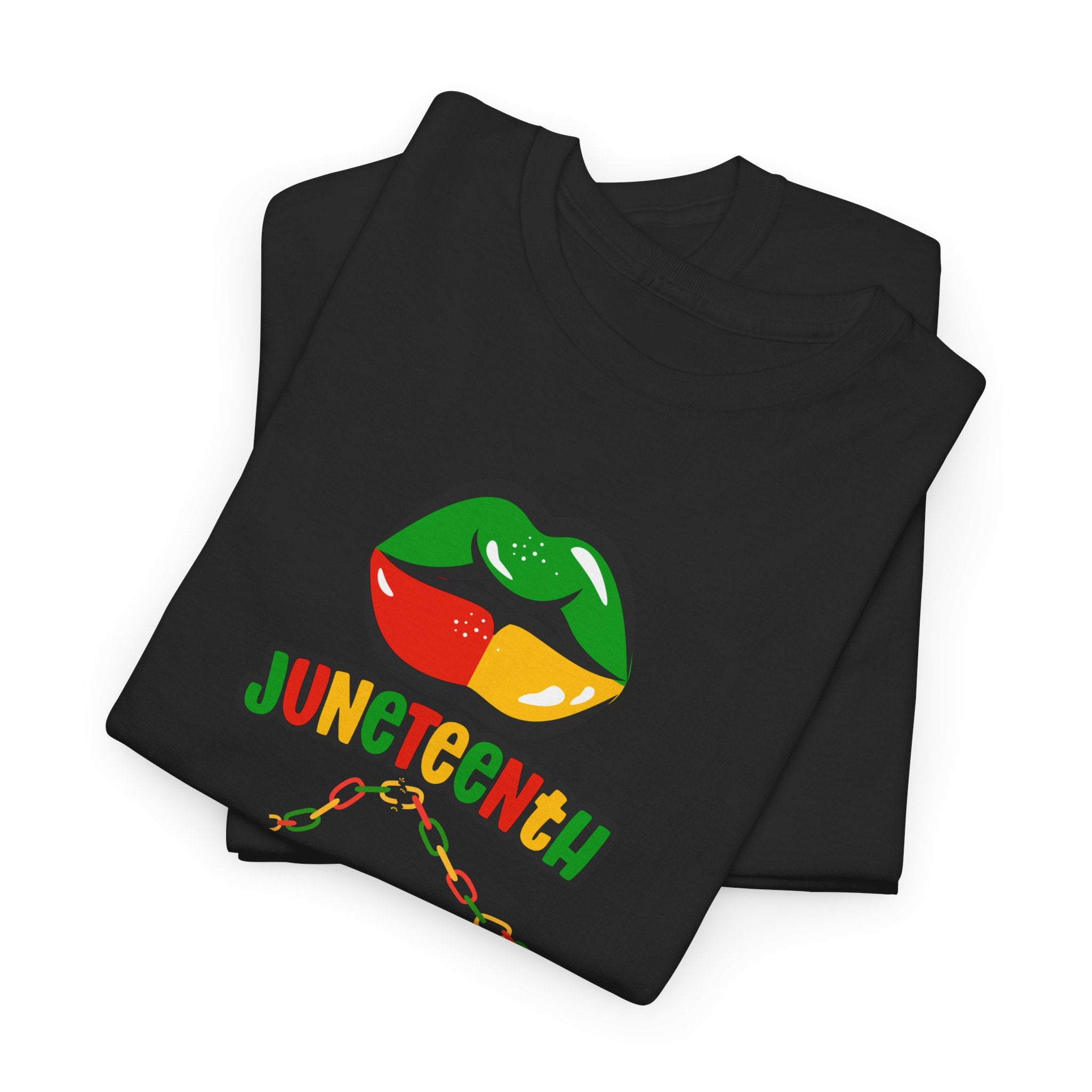 Juneteenth Lips Graphic Tee - Black History Celebration Shirt